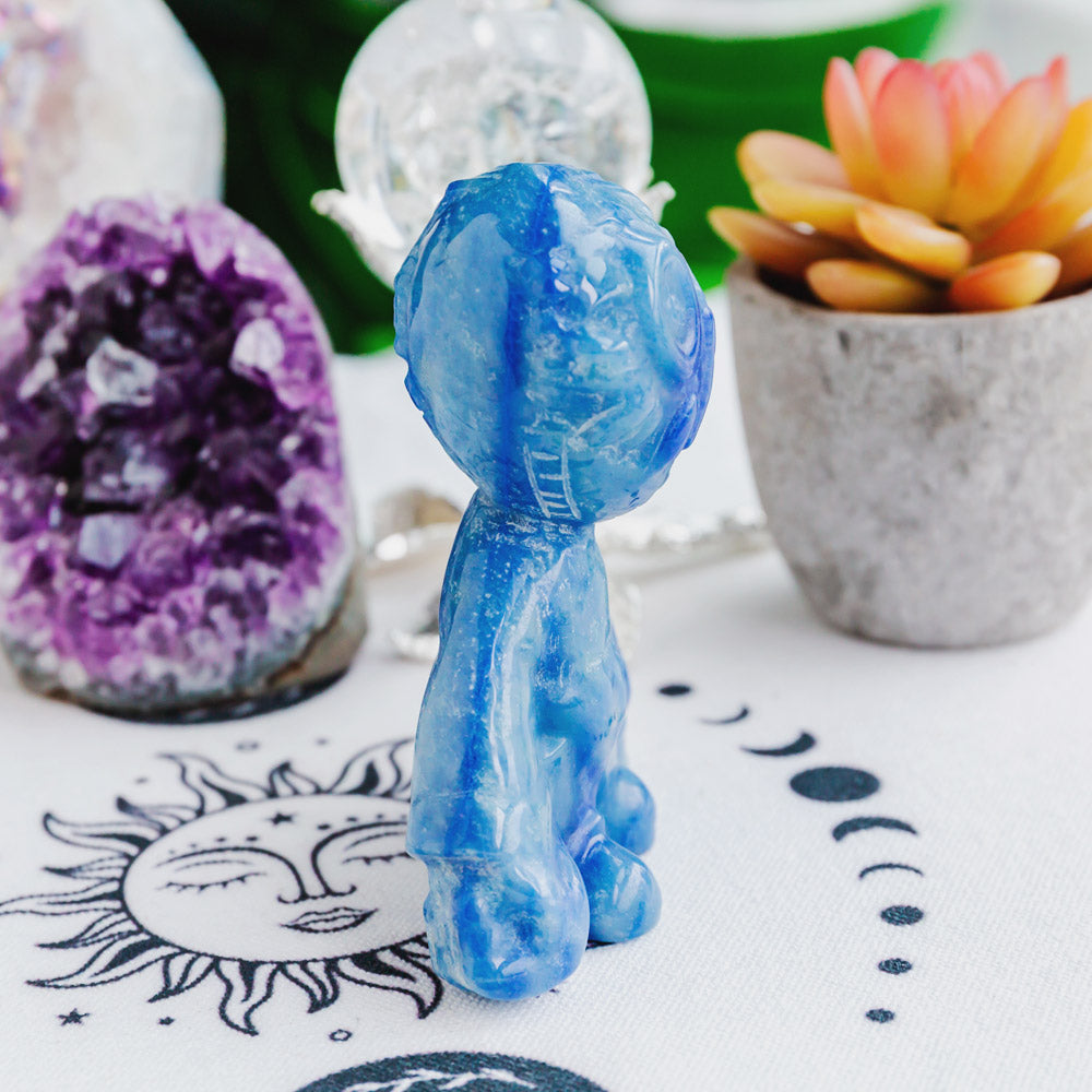 Reikistal Blue Aventurine Muppet Horror