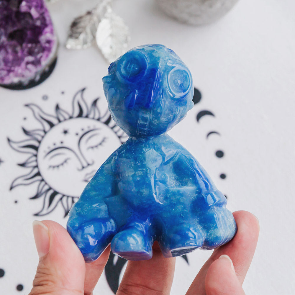 Reikistal Blue Aventurine Muppet Horror