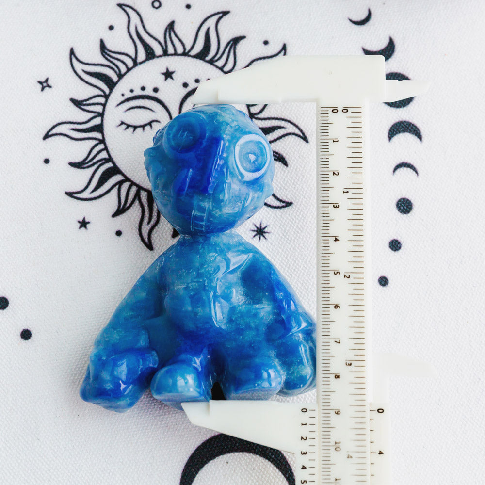 Reikistal Blue Aventurine Muppet Horror
