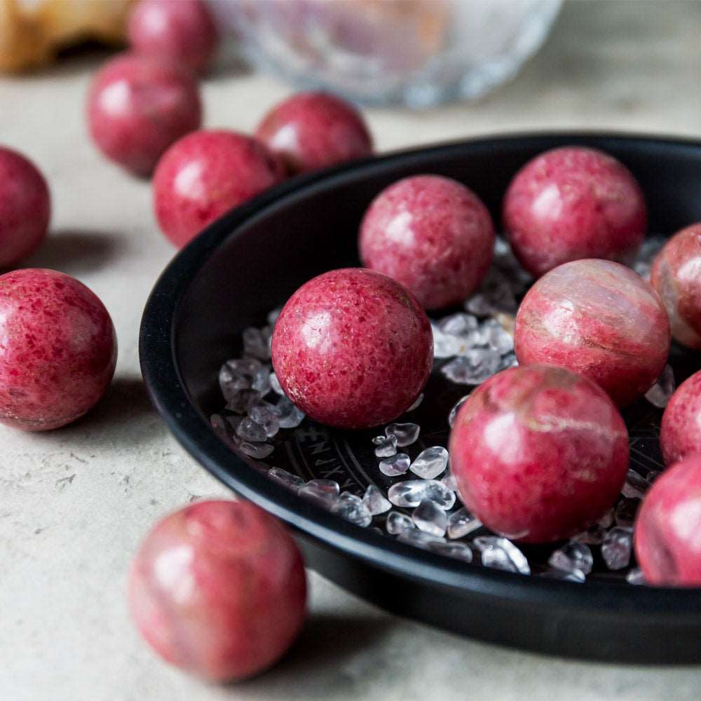 Reikistal Rhodonite Sphere