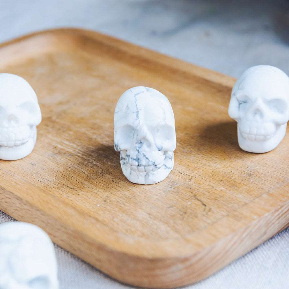 Reikistal 1‘’ Howlite Skull