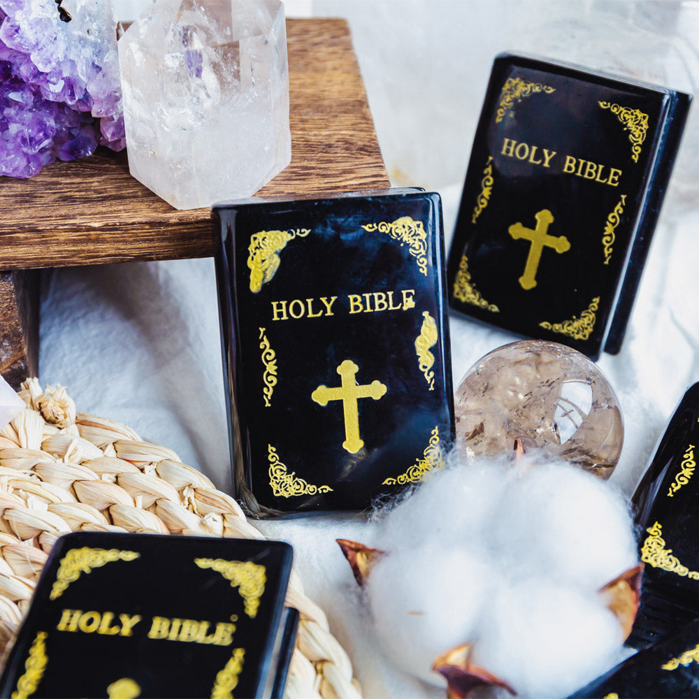 Reikistal Black Obsidian Holy Bible