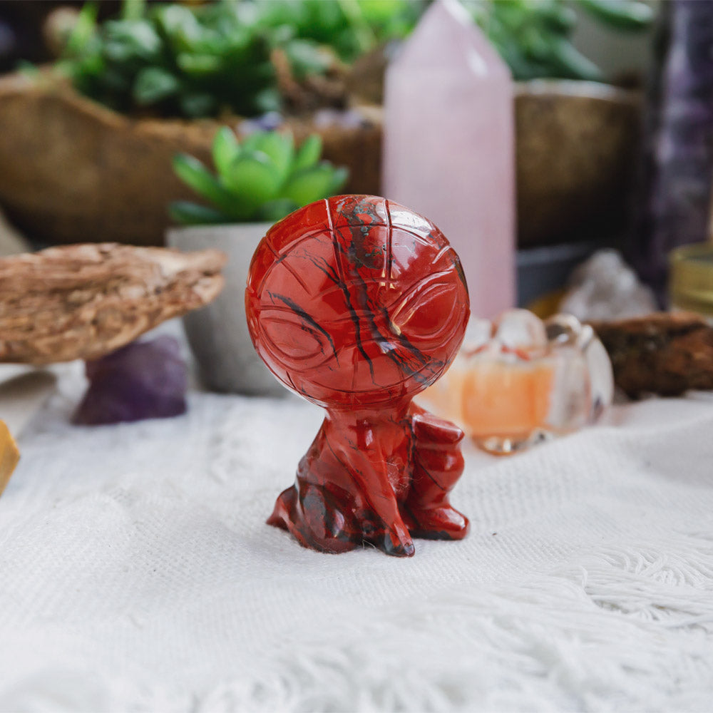 Reikistal Red Jasper Spider-Man