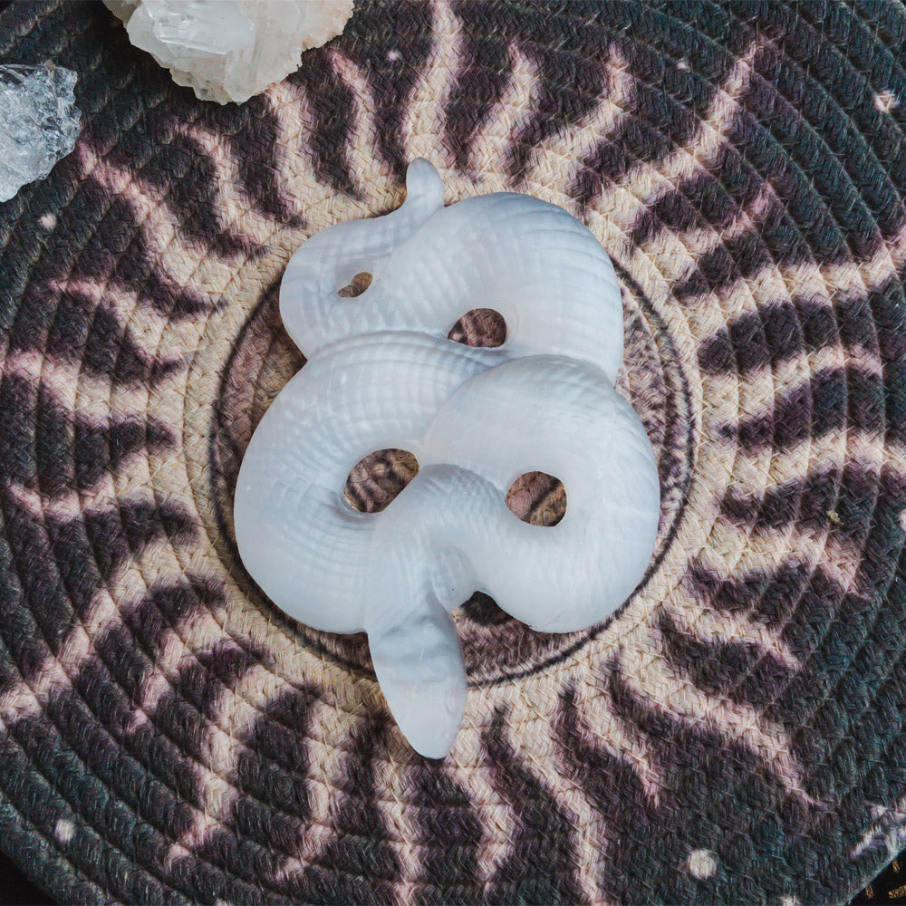 Reikistal Selenite Snake