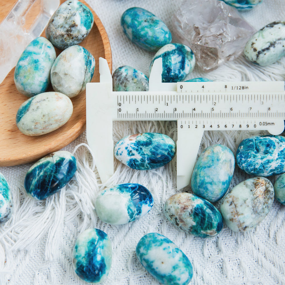 Reikistal Fire Apatite Tumbled Stone