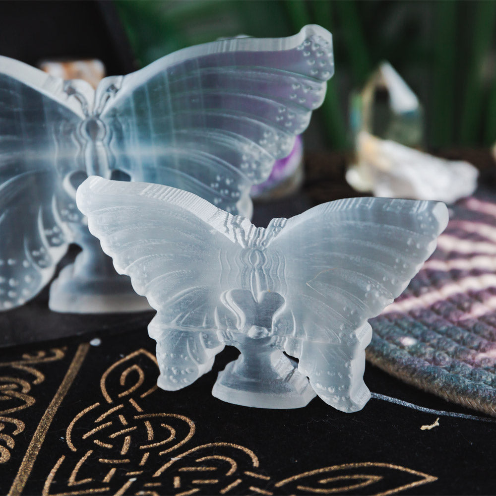 Reikistal Selenite Butterfly