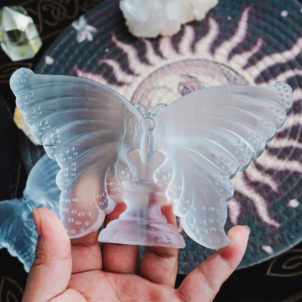 Reikistal Selenite Butterfly