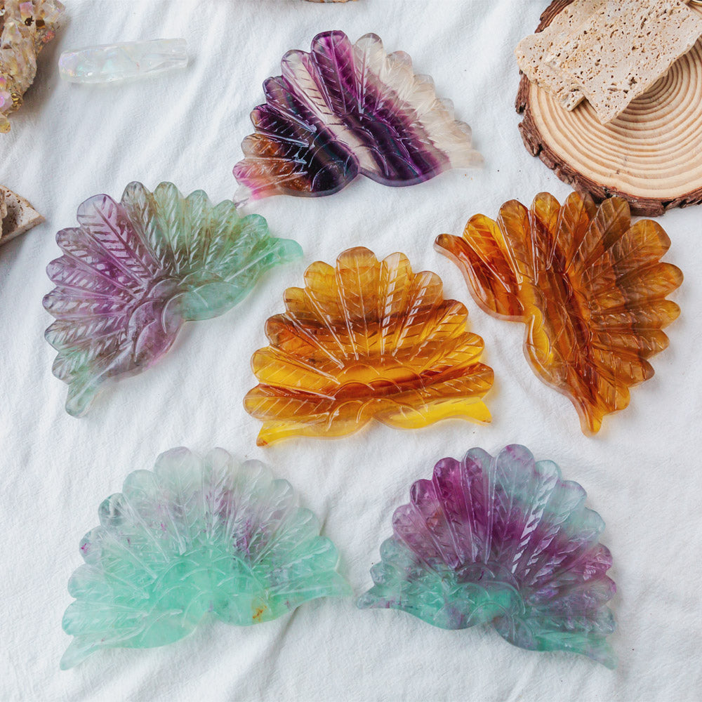 Reikistal Fluorite Peacock Tail