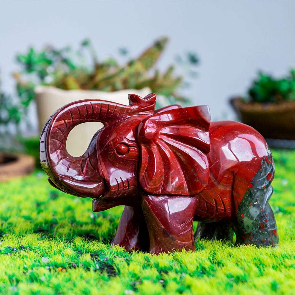 Reikistal Africa Blood Stone Elephant