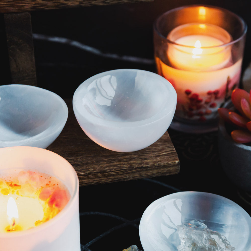 Reikistal Selenite Bowl