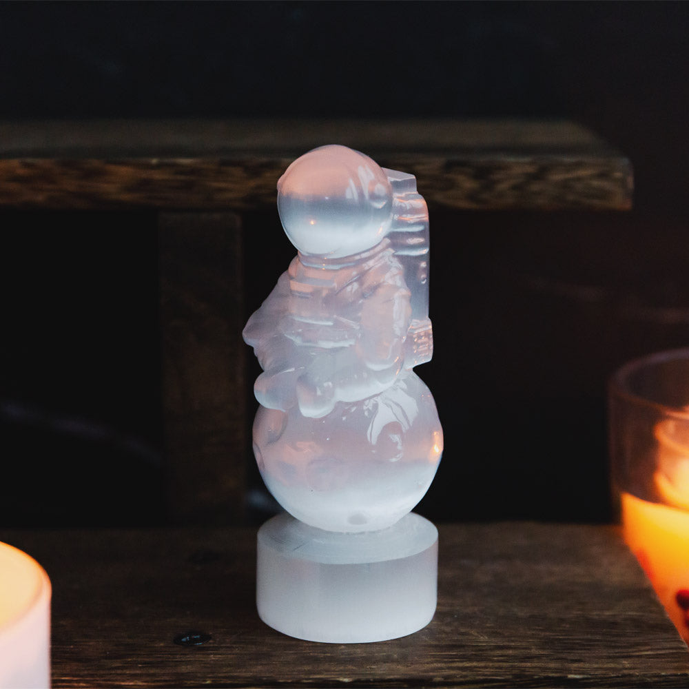 Reikistal Selenite Animal Carving