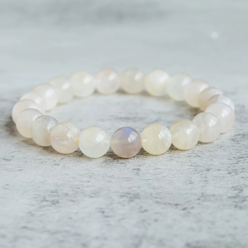 Reikistal White Moonstone Bracelet