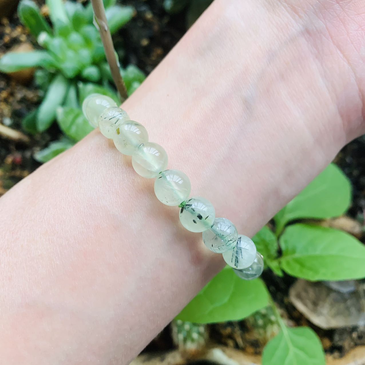 Reikistal Prehnite Bracelet