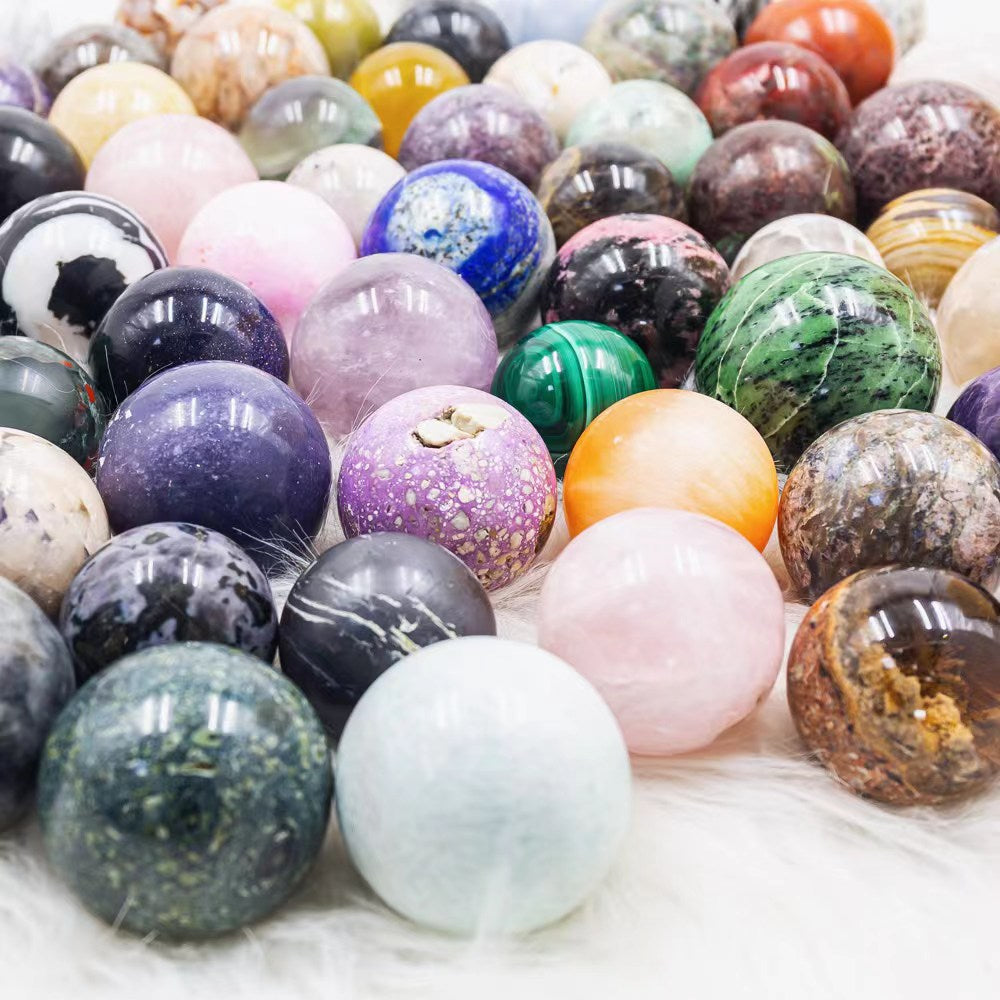 Reikistal 【Abundance energy/power】Mystery Crystal Sphere Box