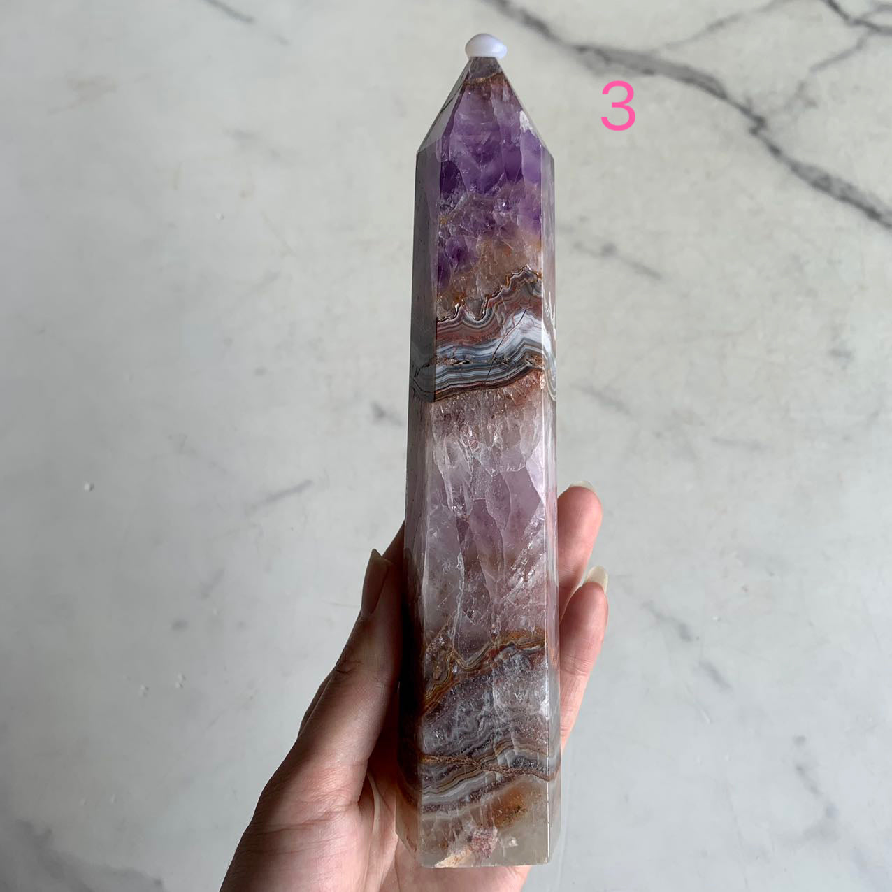 【Weekly Flash Deals】Amethyst With Mexico Sardonyx Tower 1