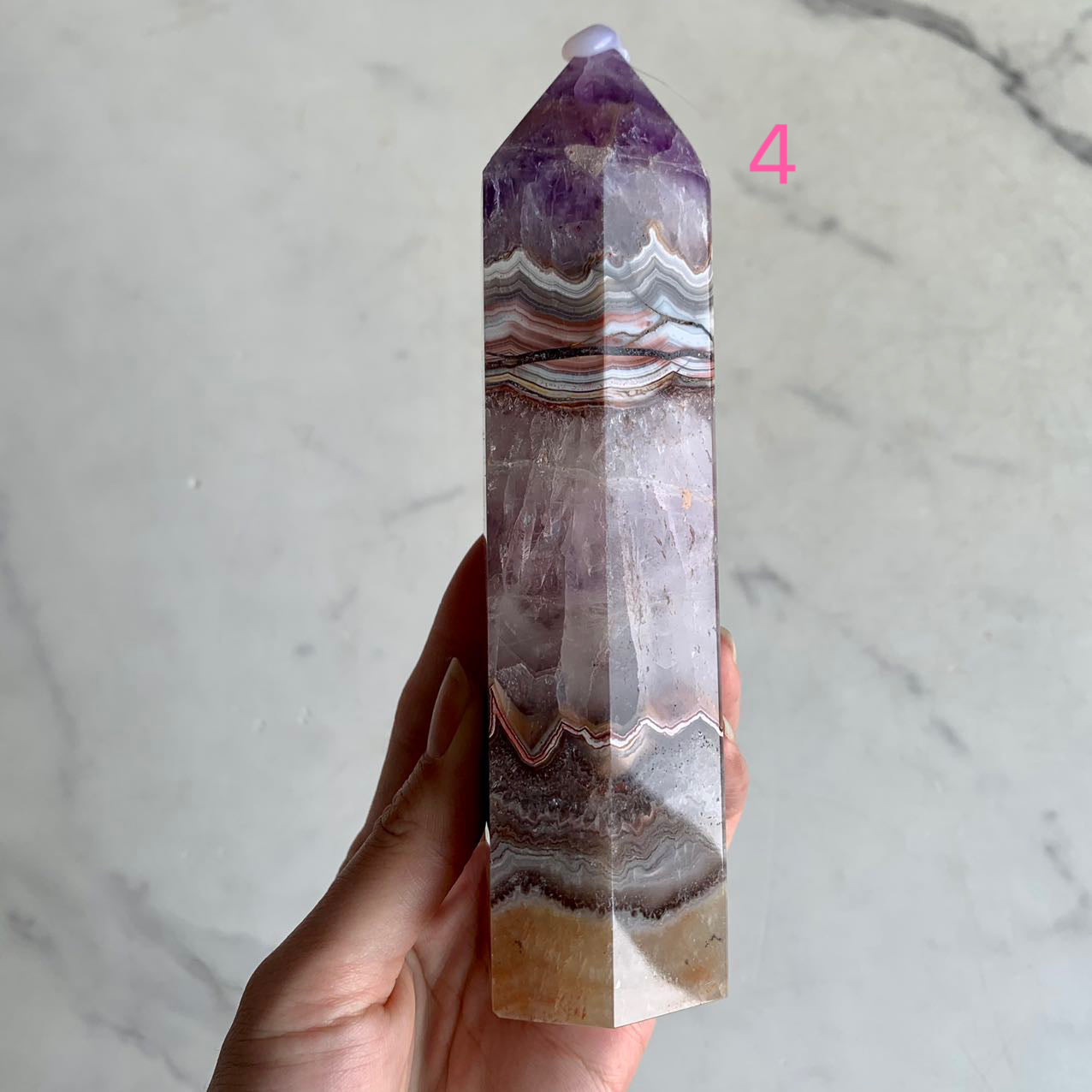 【Weekly Flash Deals】Amethyst With Mexico Sardonyx Tower 1