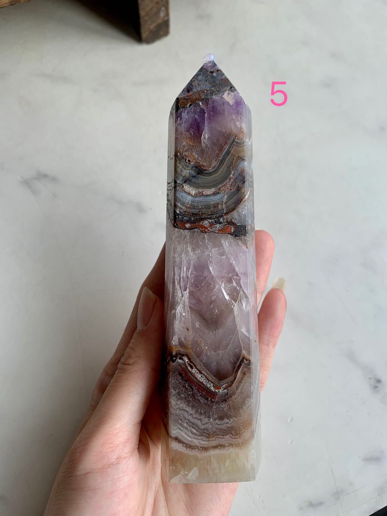 【Weekly Flash Deals】Amethyst With Mexico Sardonyx Tower 1