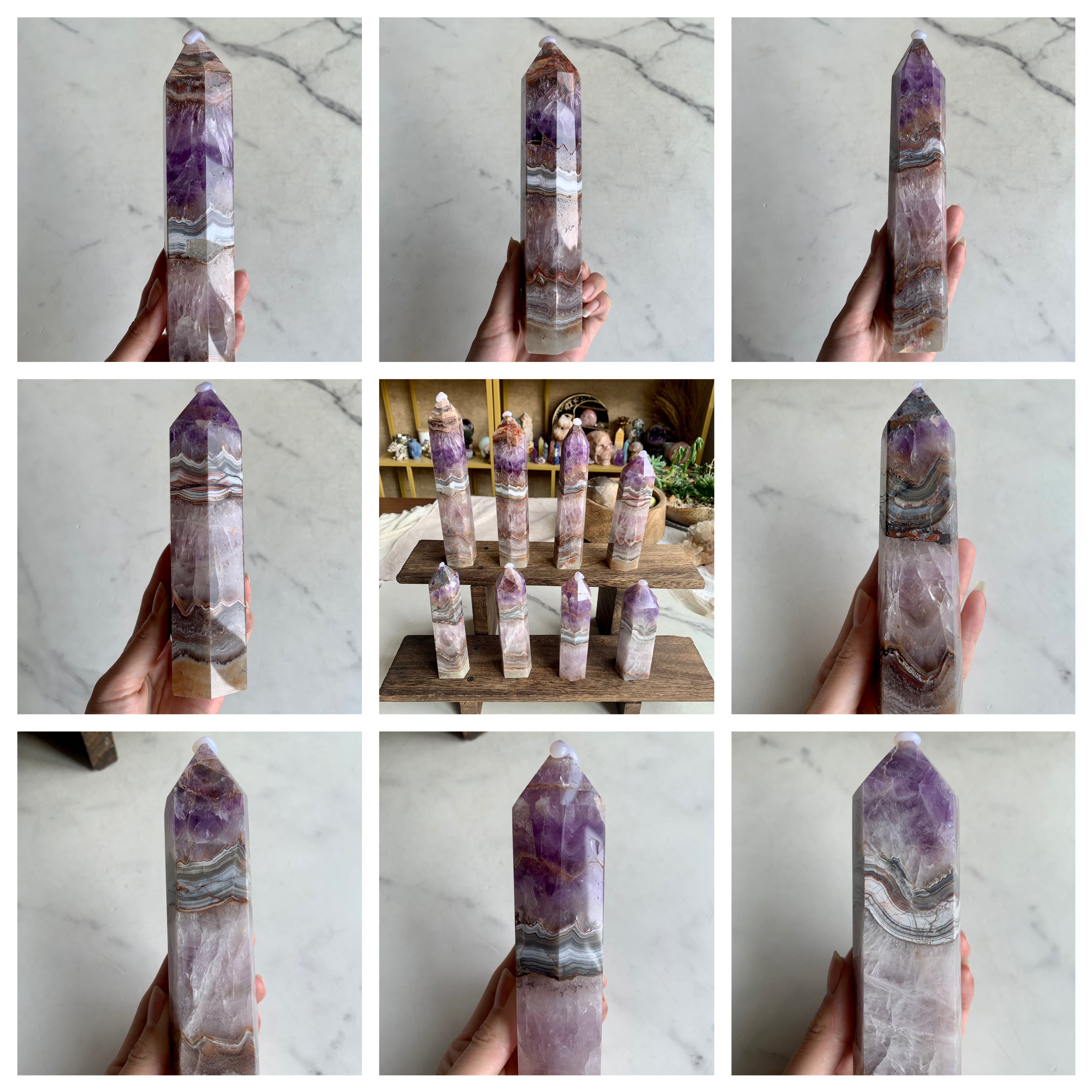 【Weekly Flash Deals】Amethyst With Mexico Sardonyx Tower 1