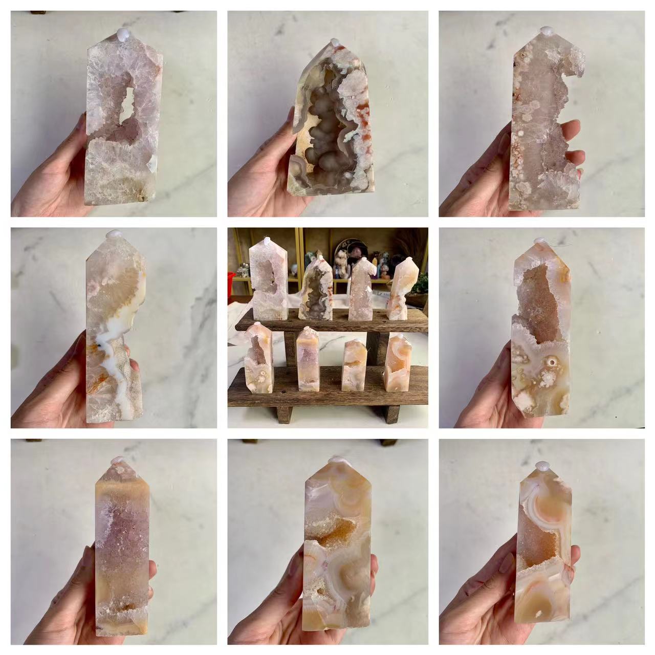 【Weekly Flash Deals】Sweet Flower Agate Tower