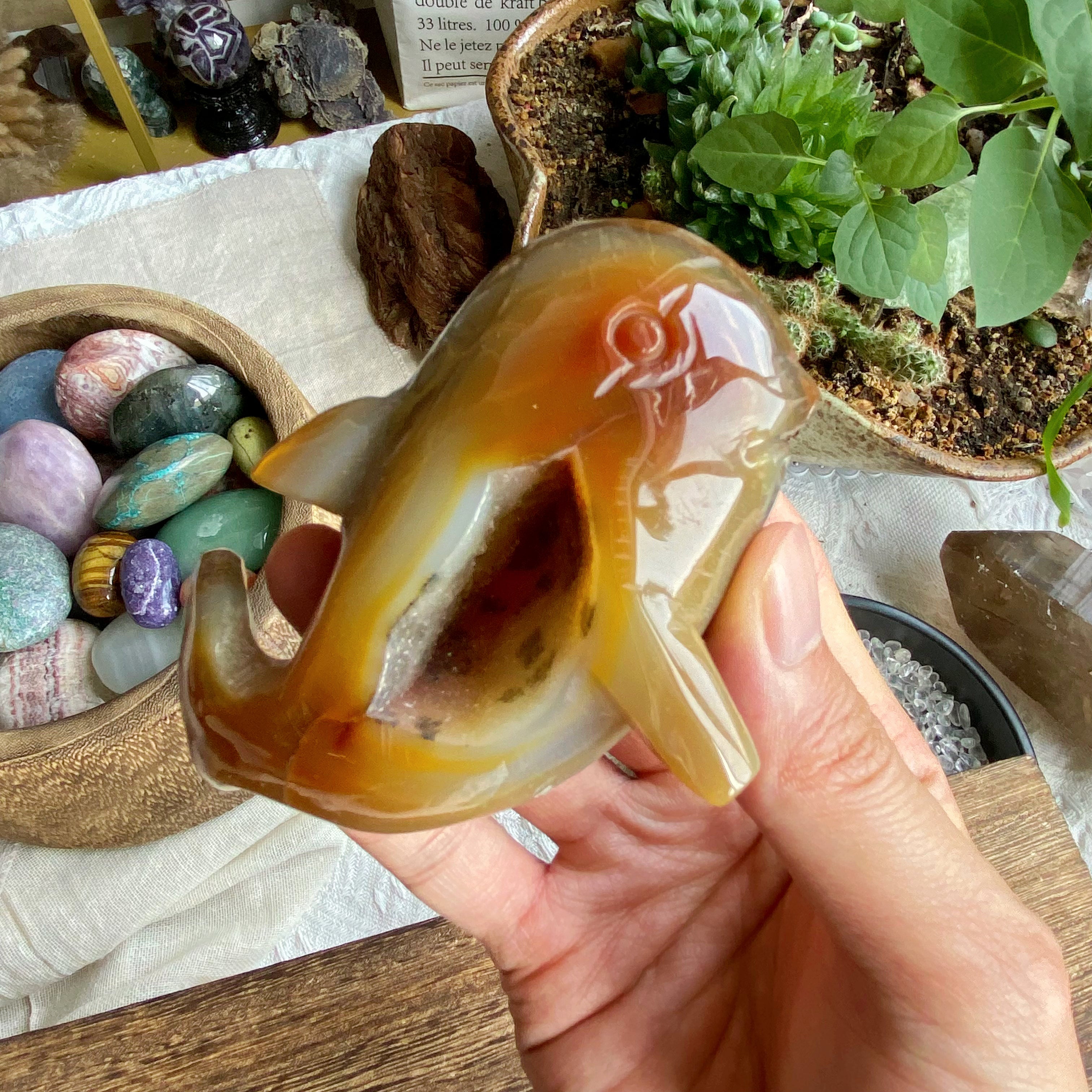 【Weekly Flash Deals】Druzy Agate Carving