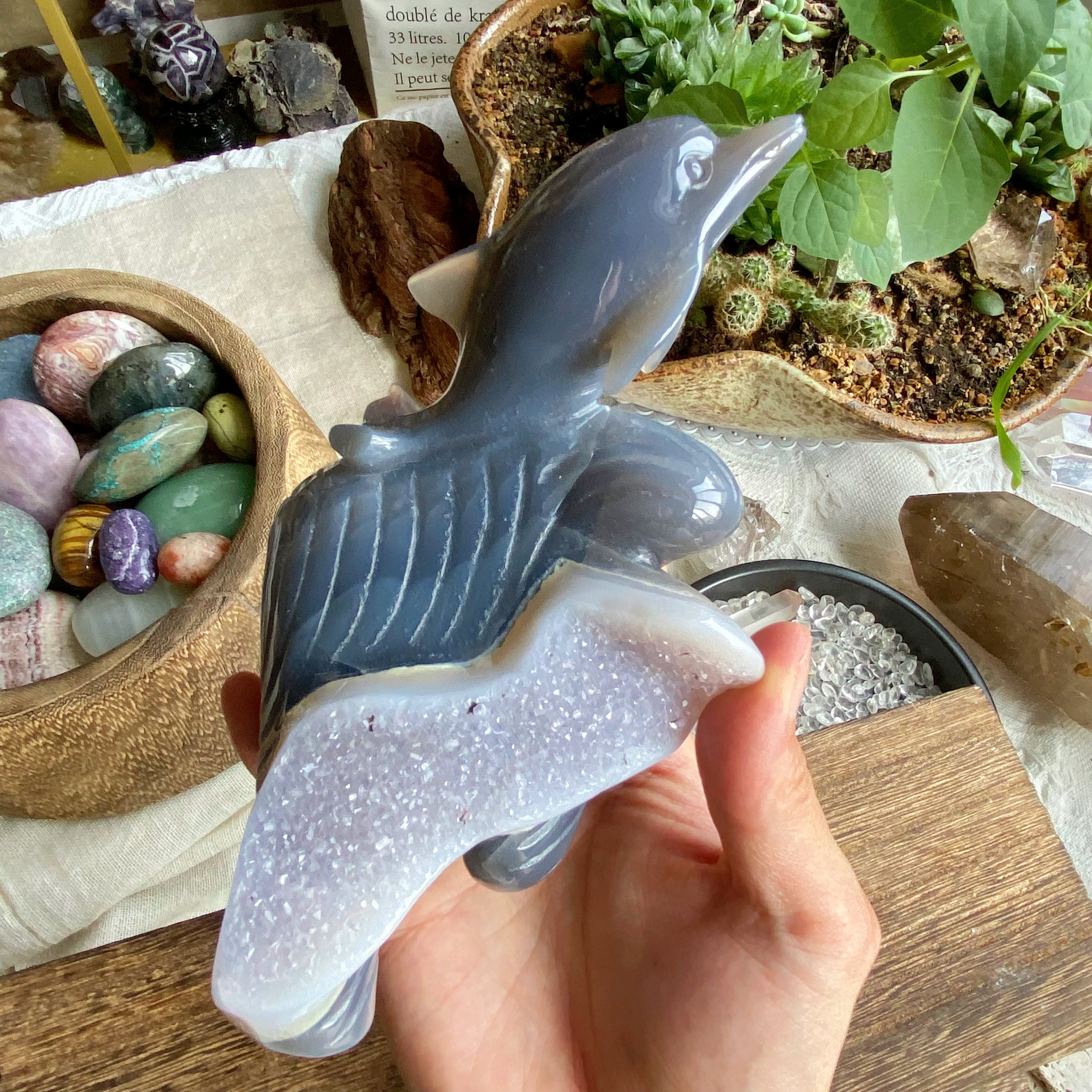 【Weekly Flash Deals】Druzy Agate Carving