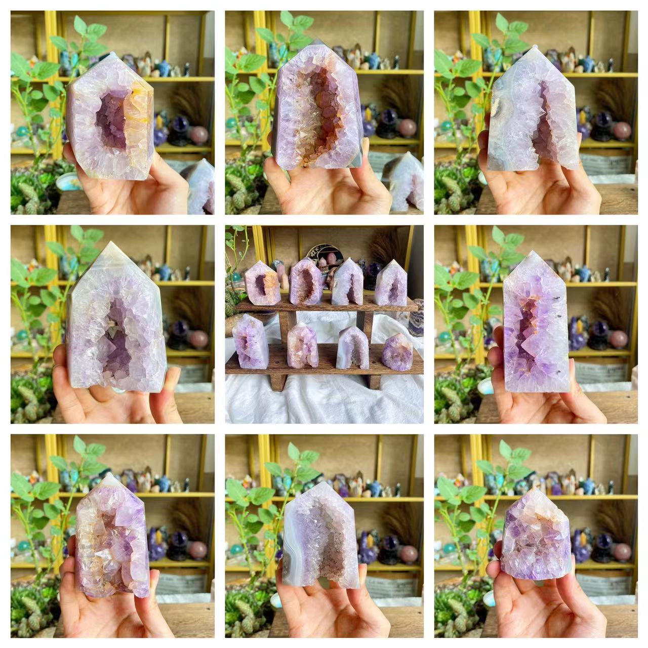 【Weekly Flash Deals】Amethyst Druzy Agate Tower