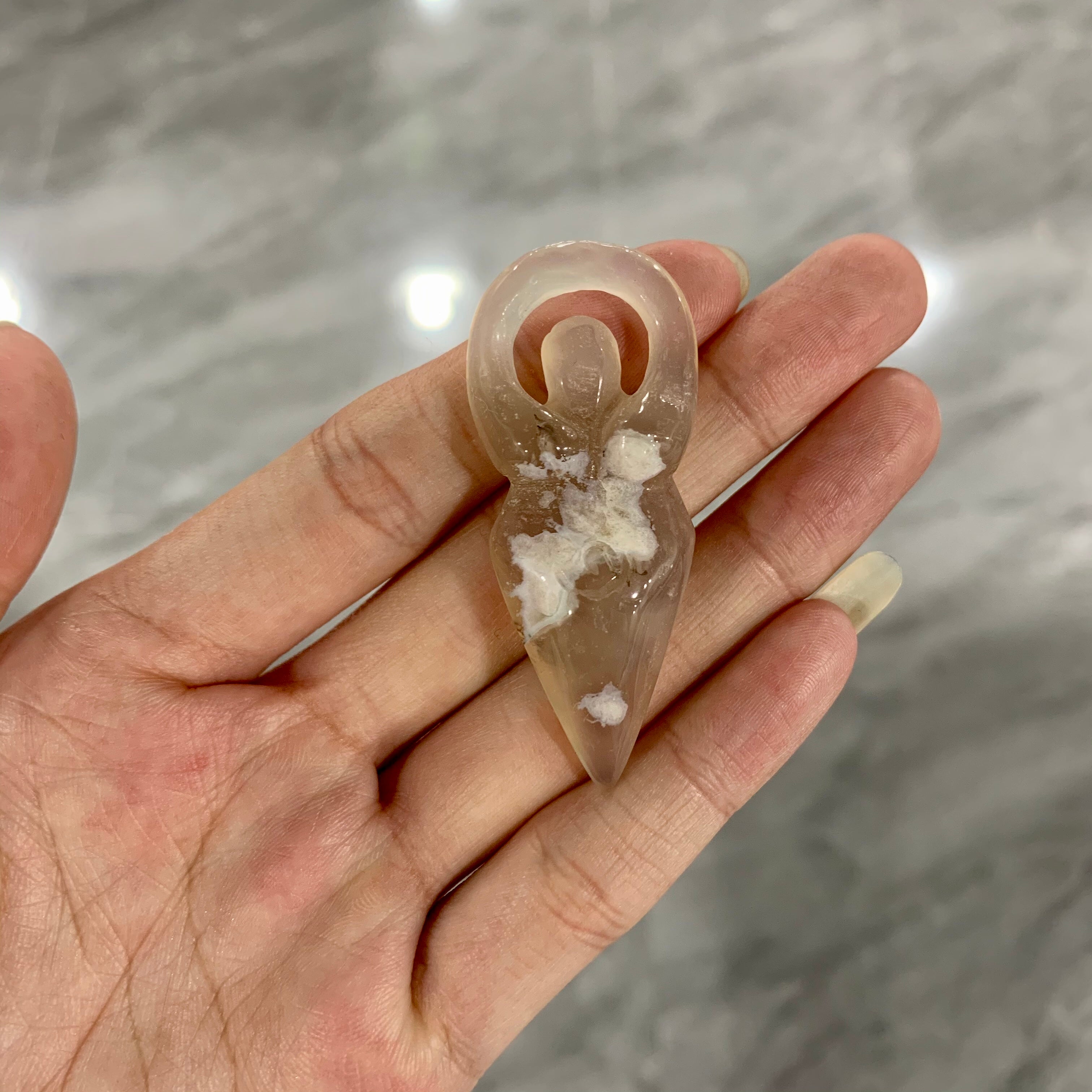 Reikistal Flower Agate Goddess