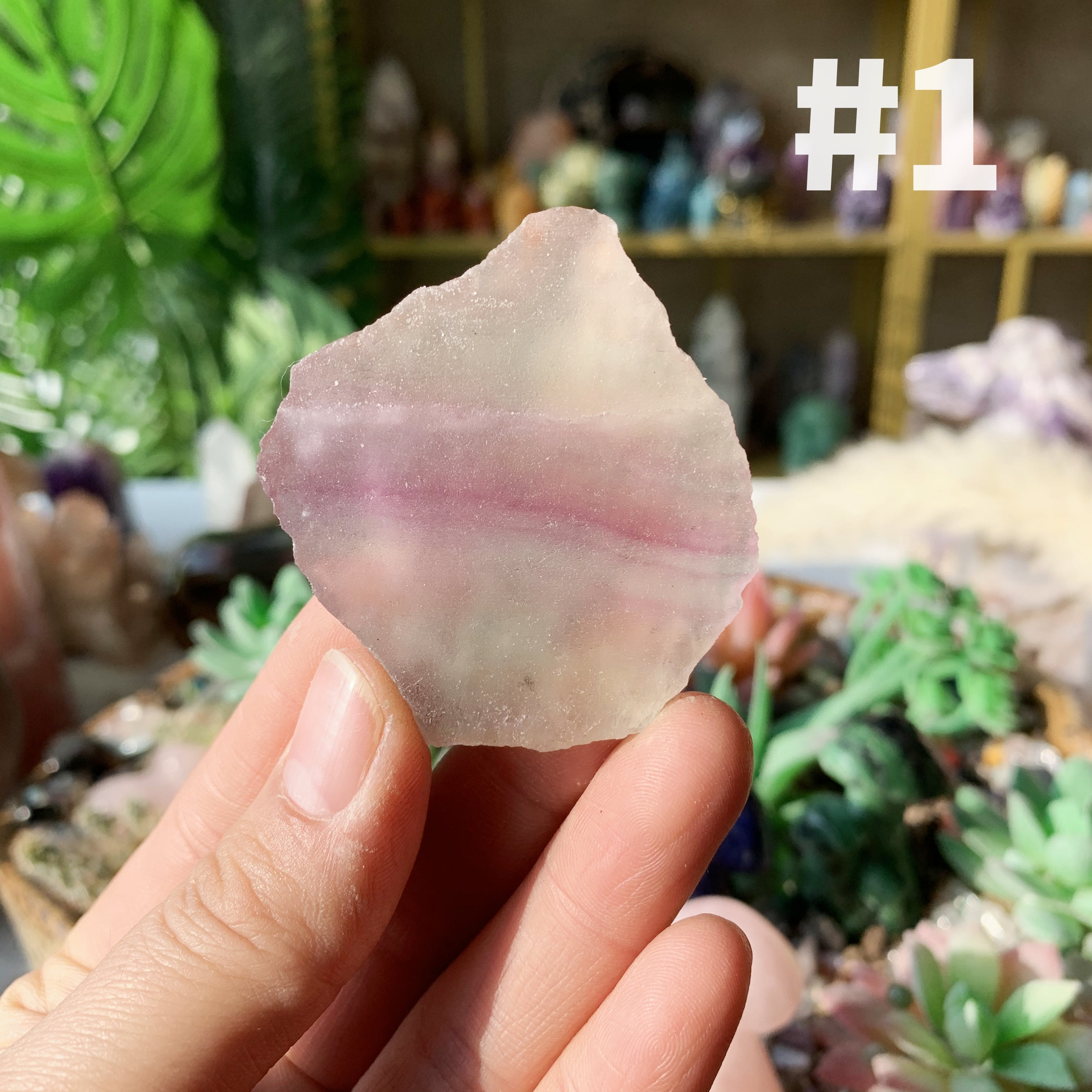 【Weekly Flash Deals】Rainbow Fluorite Slice