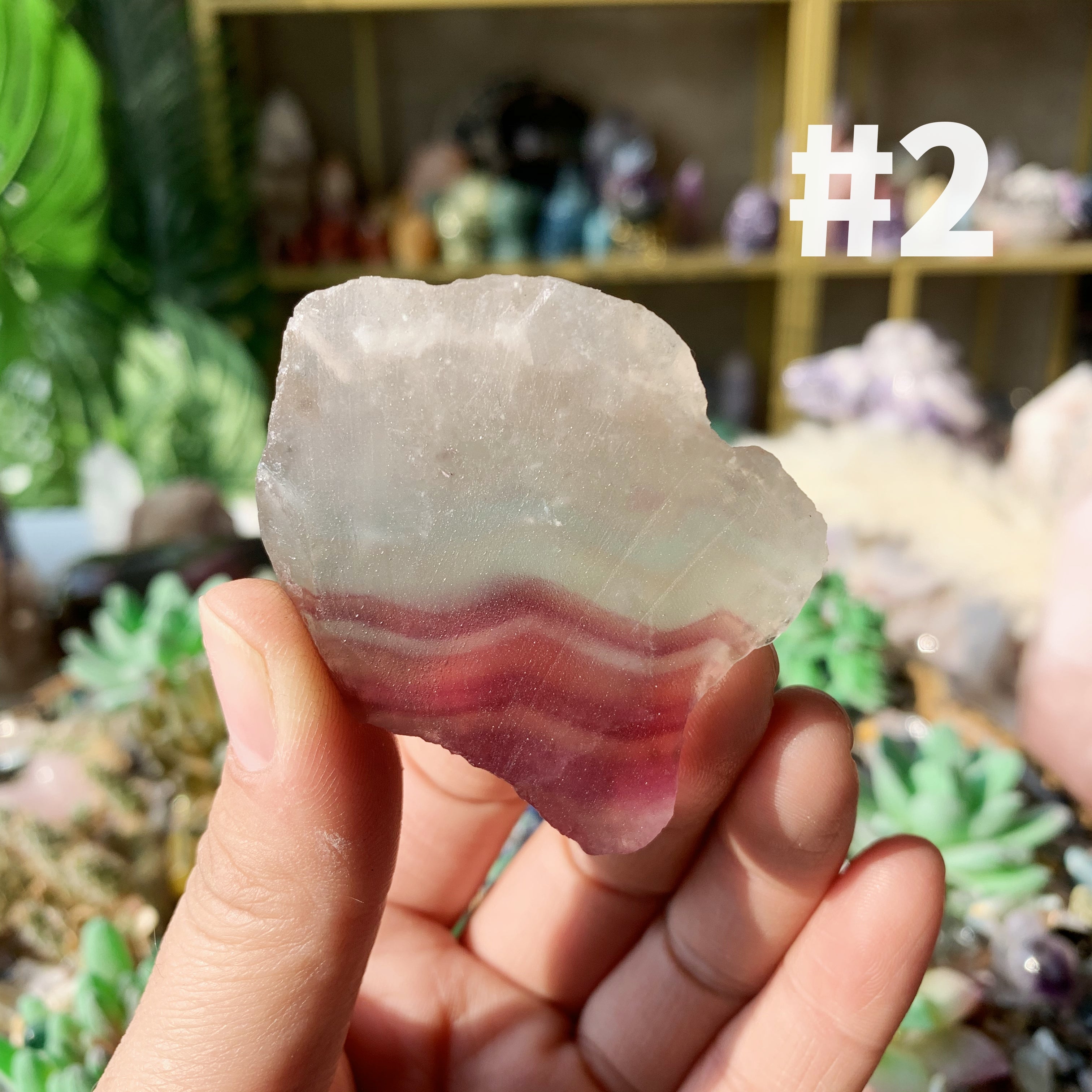 【Weekly Flash Deals】Rainbow Fluorite Slice