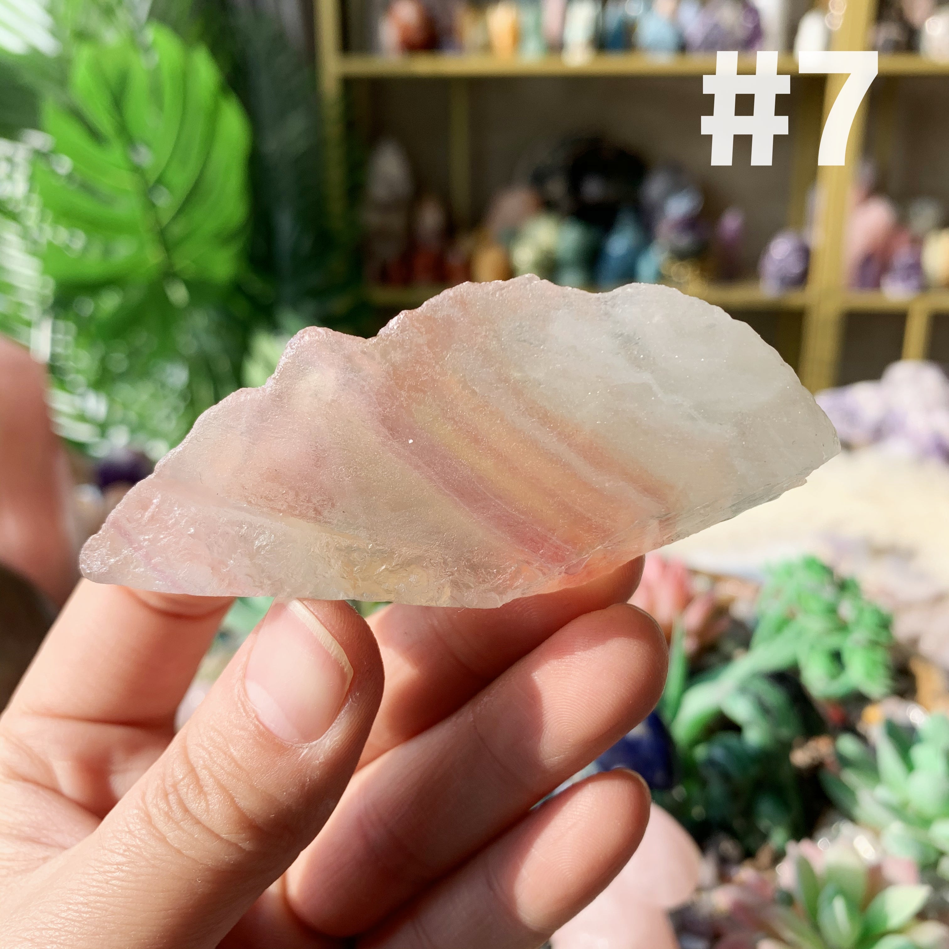 【Weekly Flash Deals】Rainbow Fluorite Slice