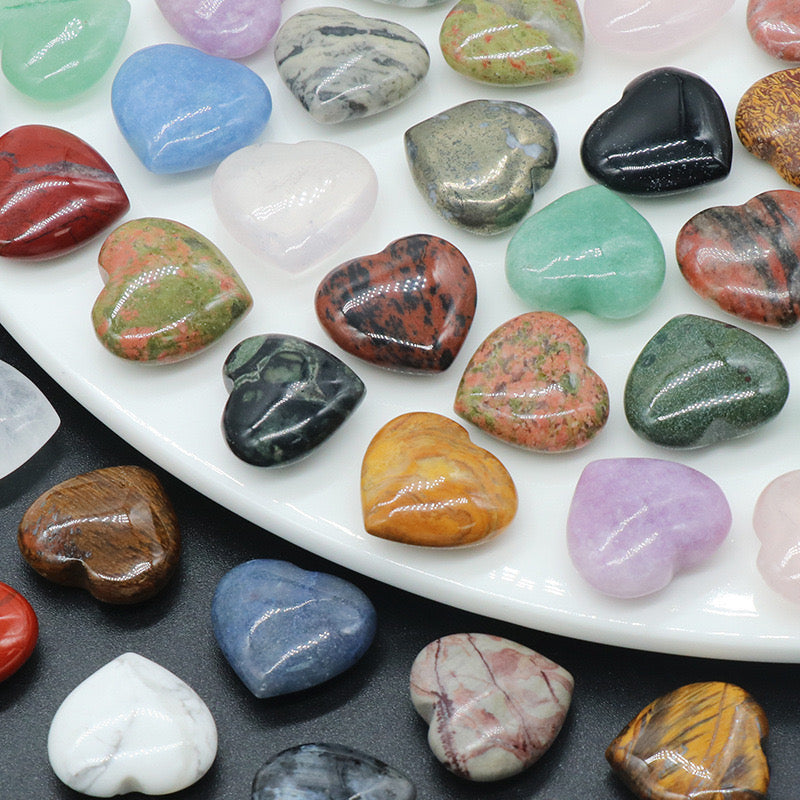 Reikicrystal Heart-Shaped Stone Ornament
