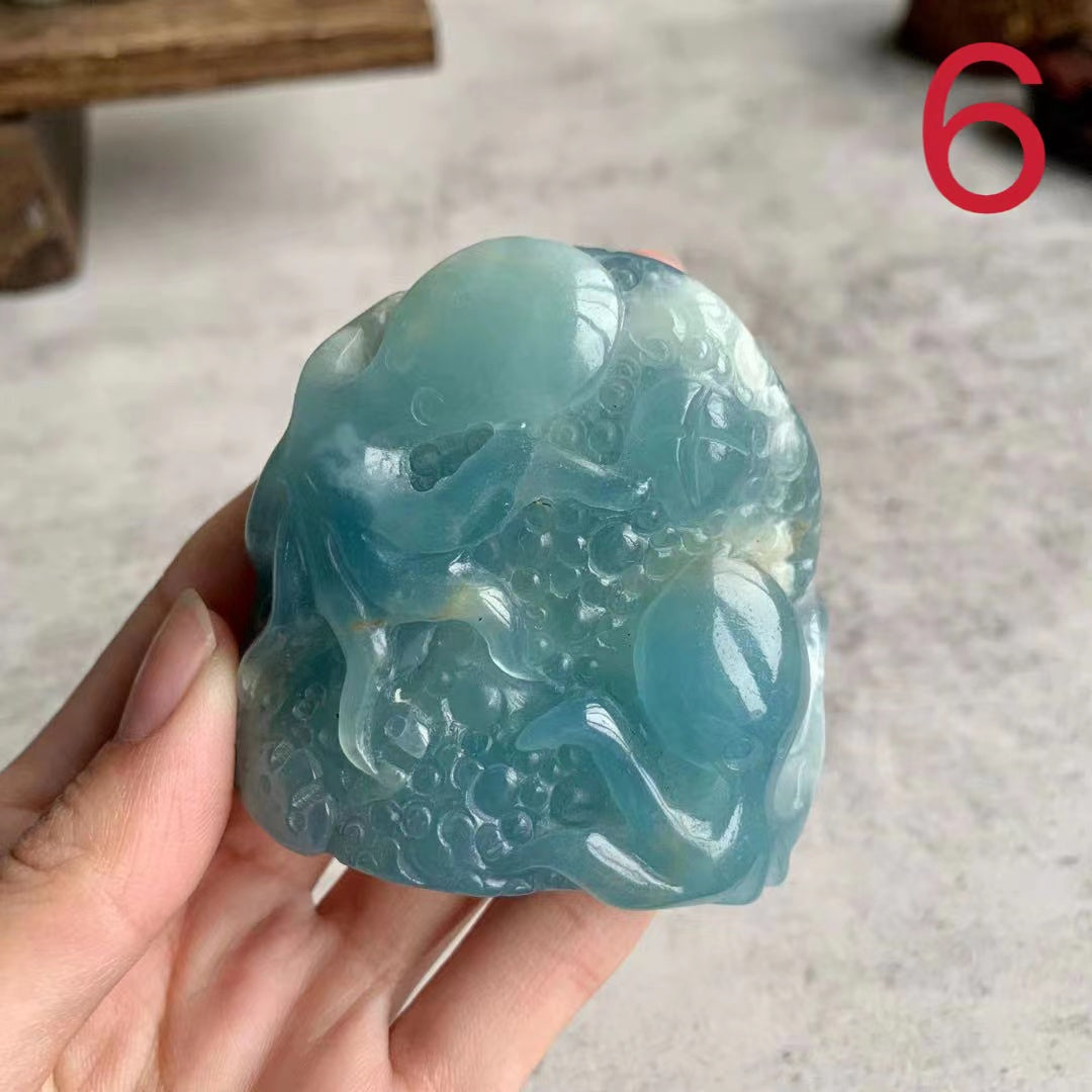 【Weekly Flash Deals】Blue Onyx Carving