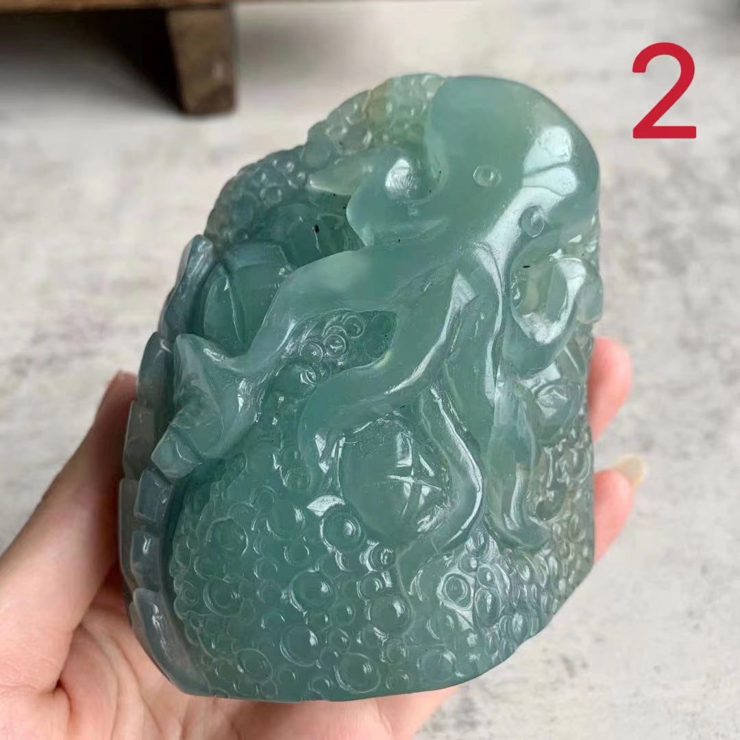 【Weekly Flash Deals】Blue Onyx Carving