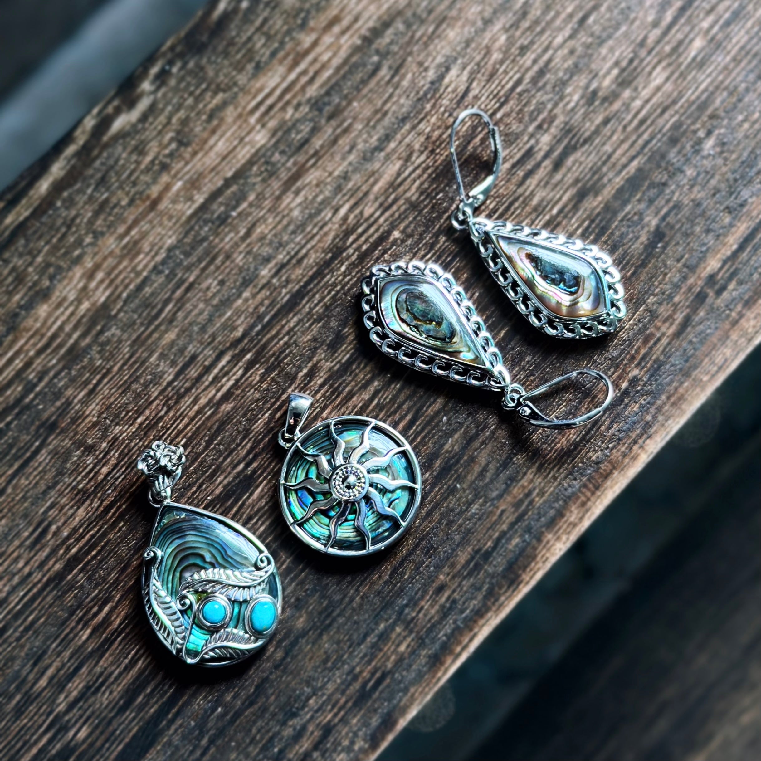 Reikistal【Handmade Custom】 Abalone Shell Pendant