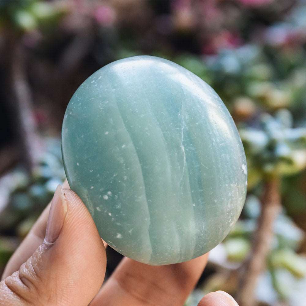 Reikistal Blue Onyx Palm Stone