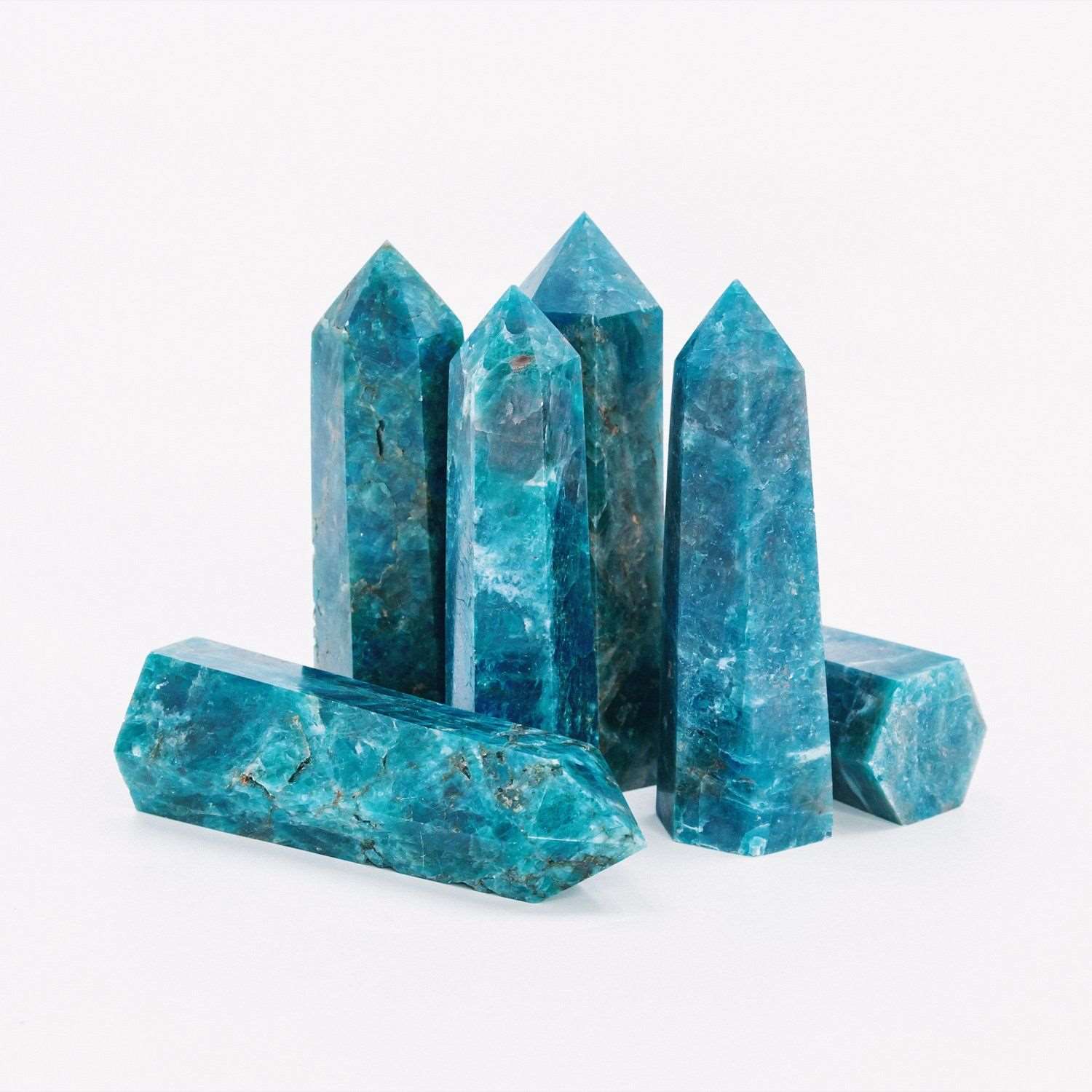 Reikistal Blue Apatite Point