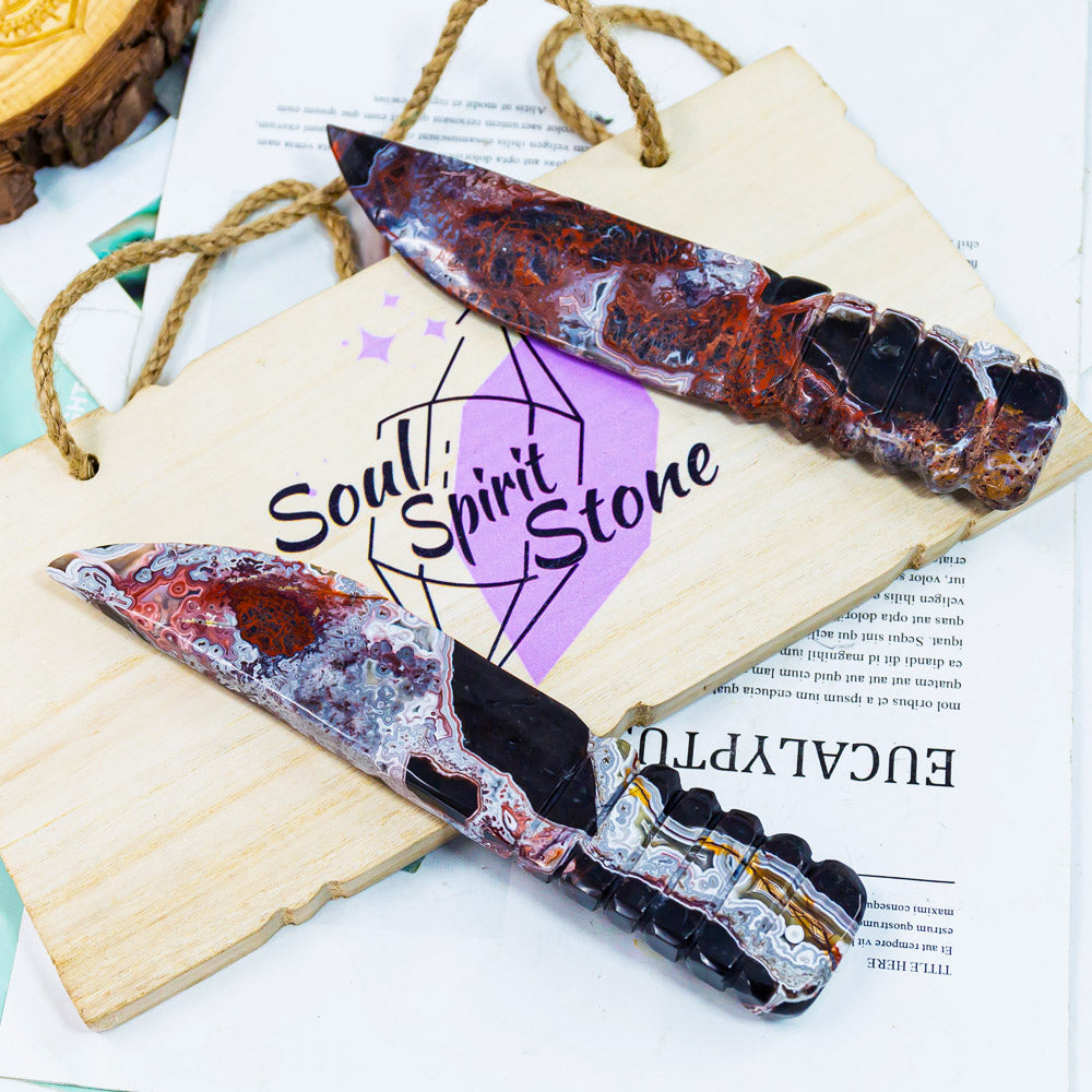 Reikistal Mexico Sardonyx Knife/Dagger