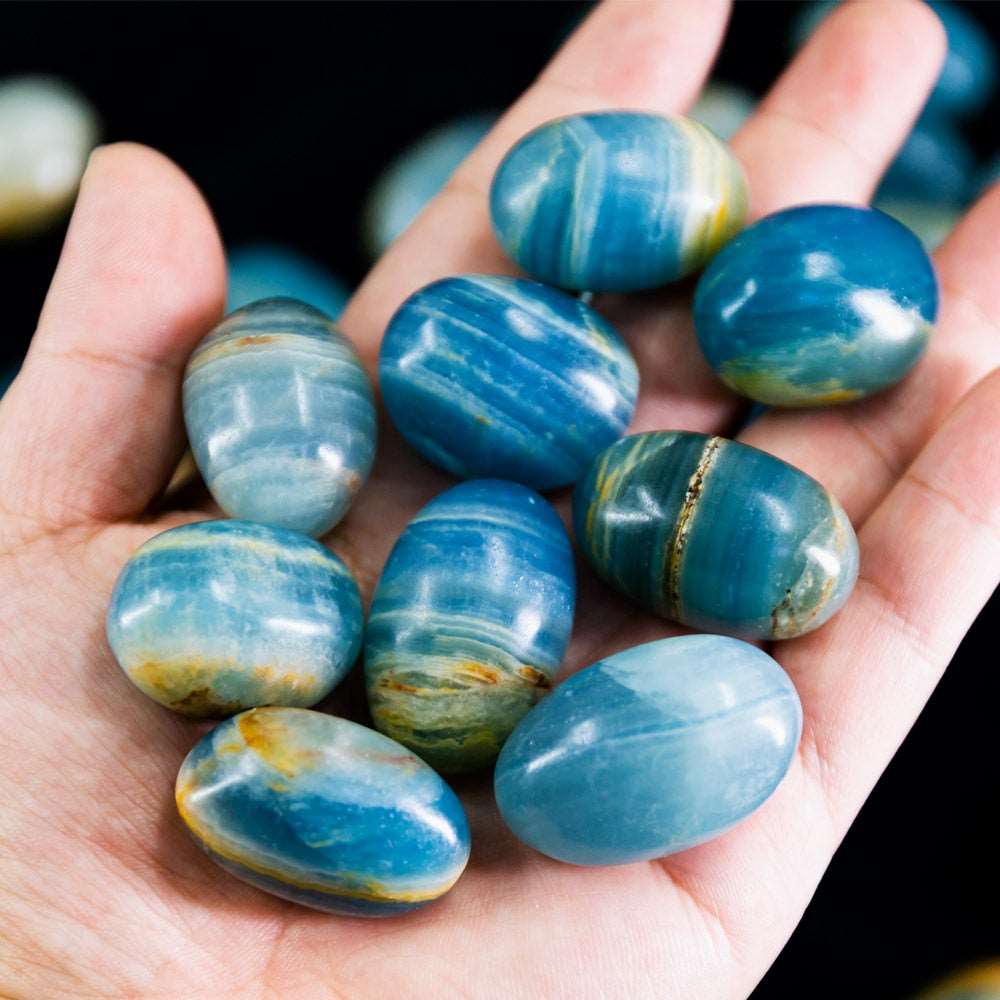 Reikistal Blue Onyx Tumbled Stone