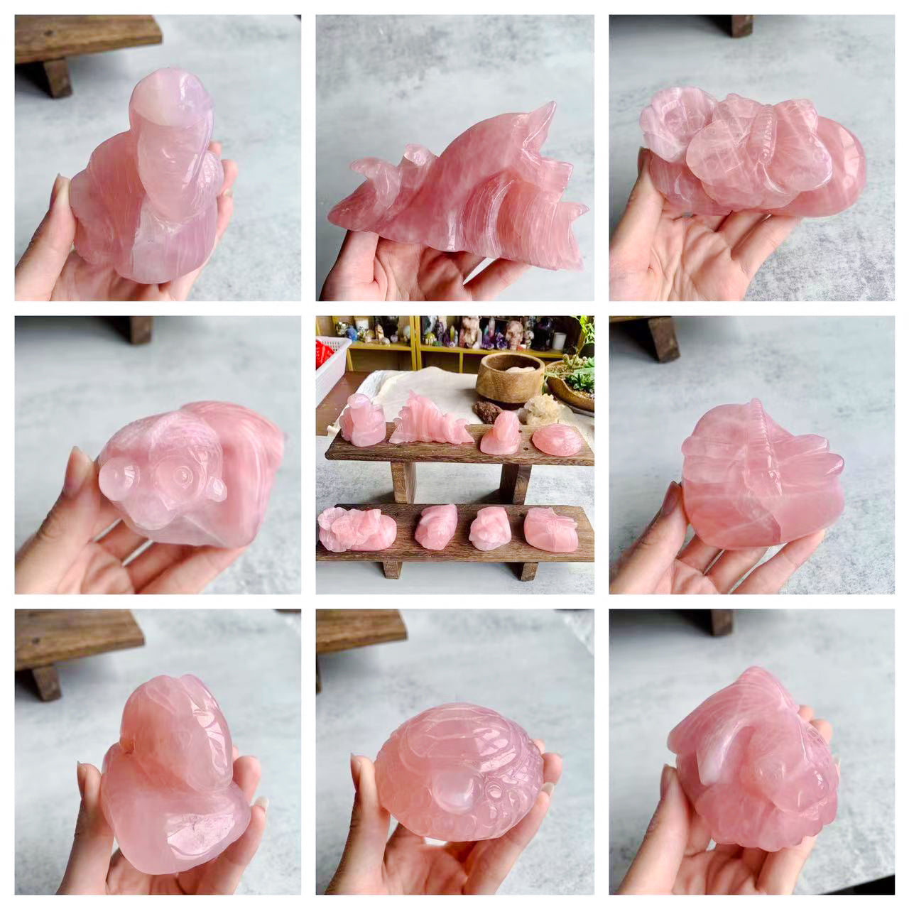 【Weekly Flash Deals】Rose Quartz Carving