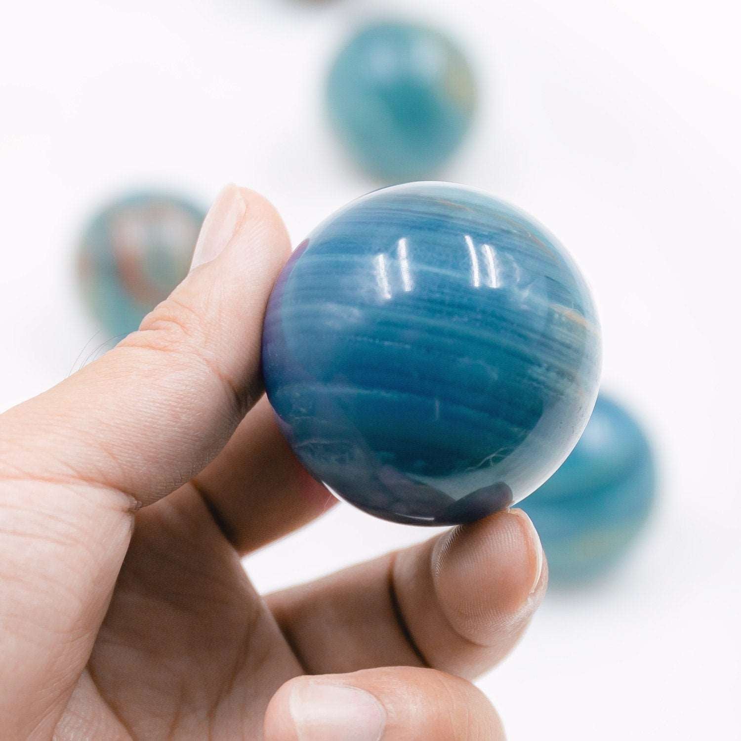 Reikistal Blue Onyx Sphere