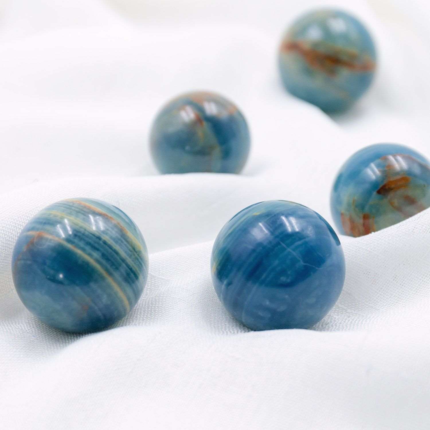 Reikistal Blue Onyx Sphere