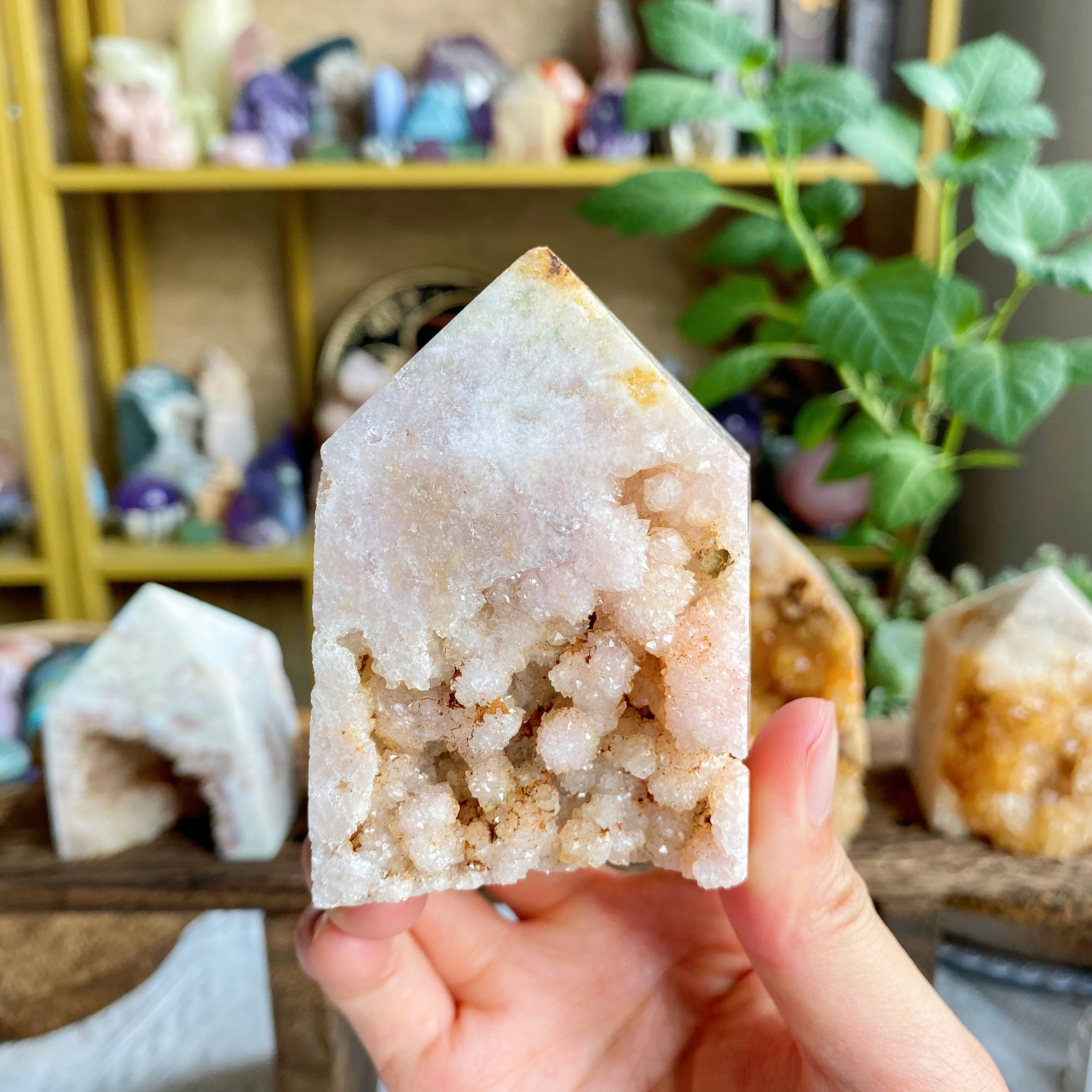 【Weekly Flash Deals】Pink Amethyst Geode Point