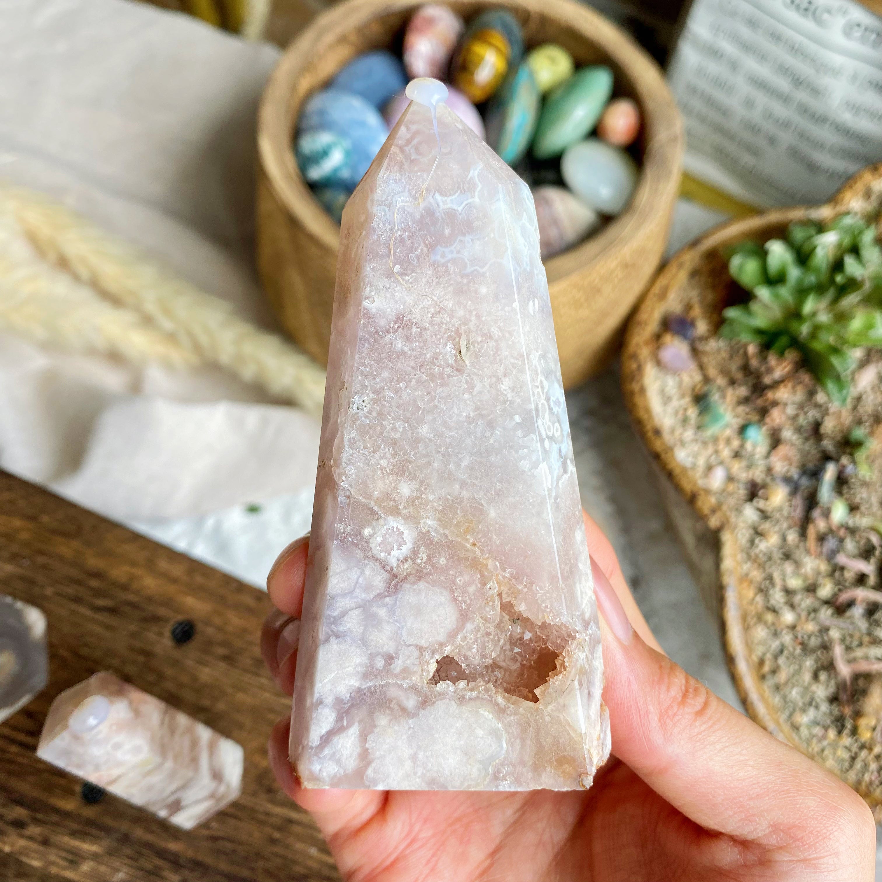 【Weekly Flash Deals】Flower Druzy Agate Point