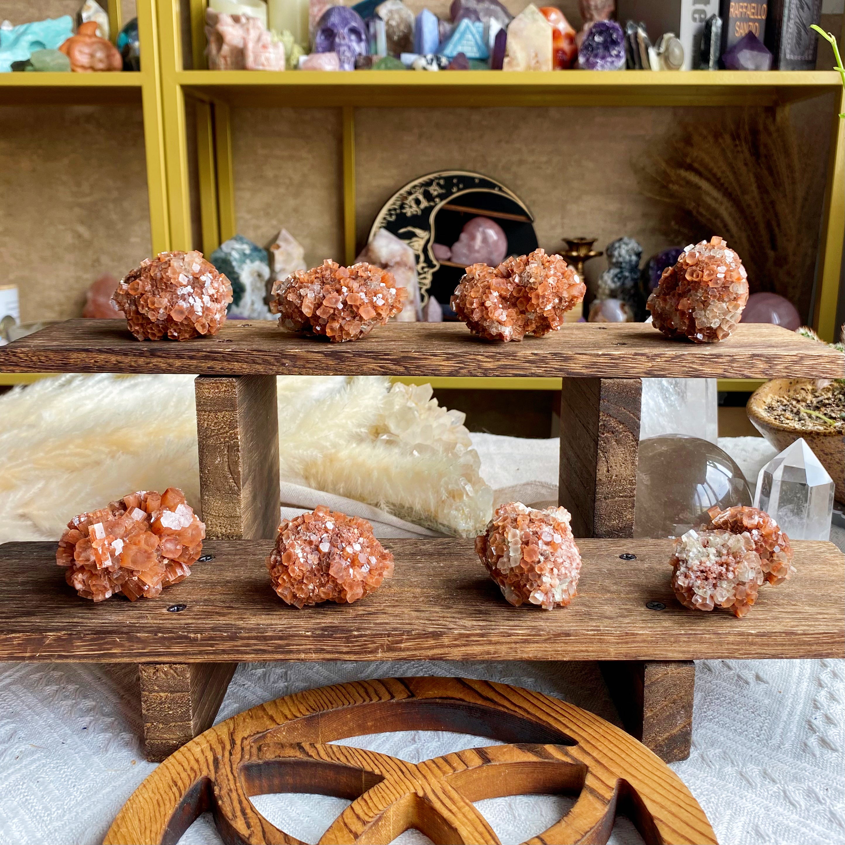 【Weekly Flash Deals】Orange Aragonite Cluster