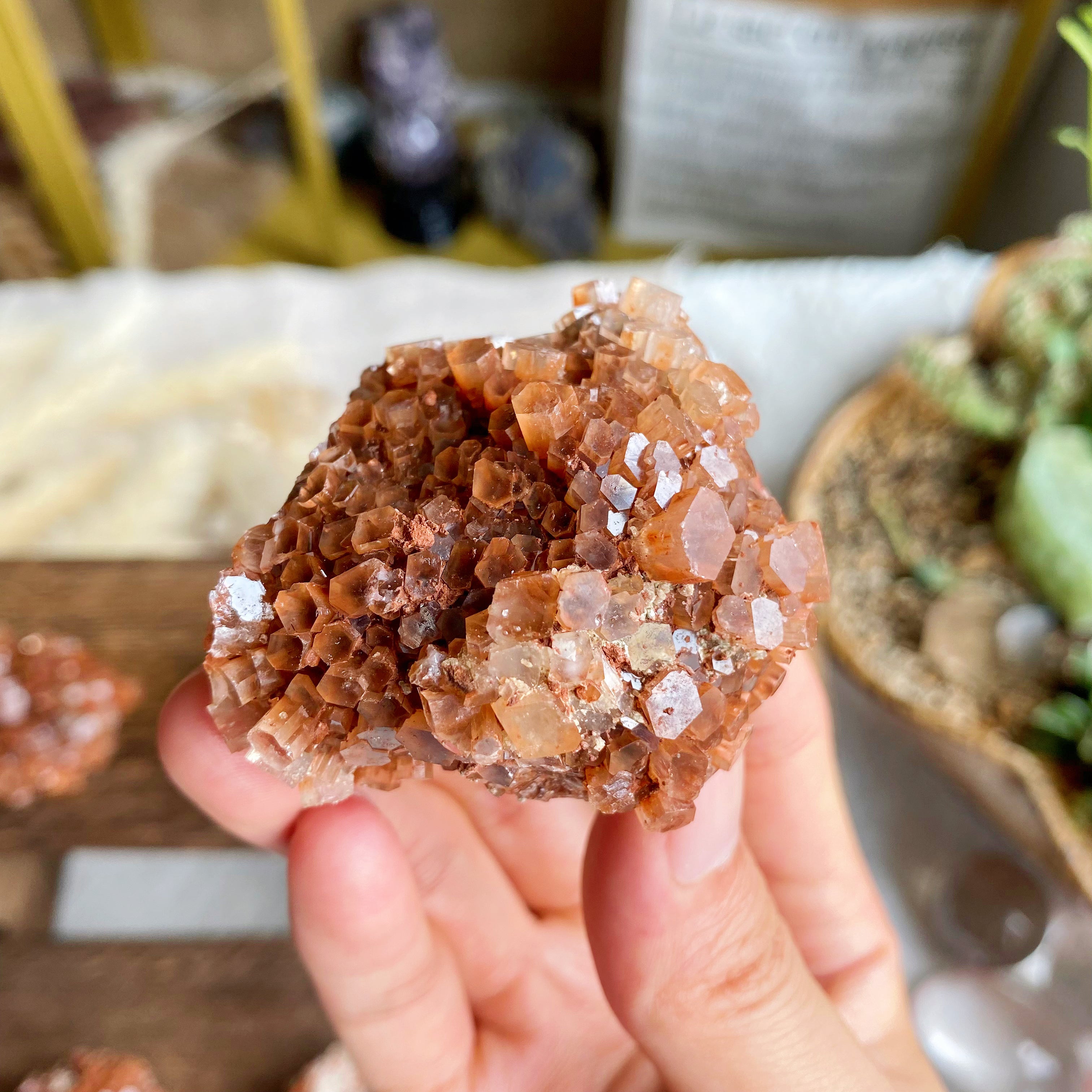 【Weekly Flash Deals】Orange Aragonite Cluster