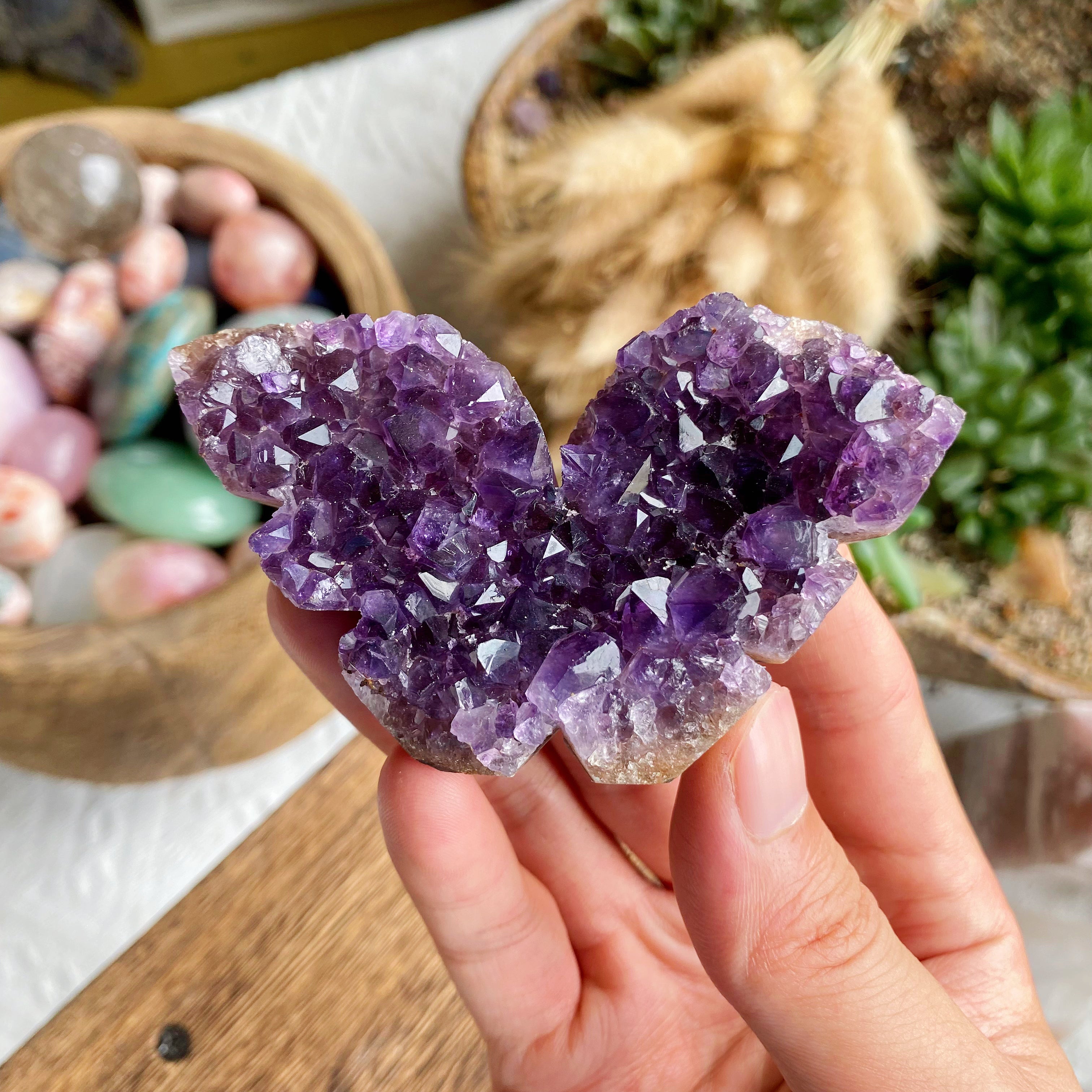 【Weekly Flash Deals】Amethyst Butterfly Cluster