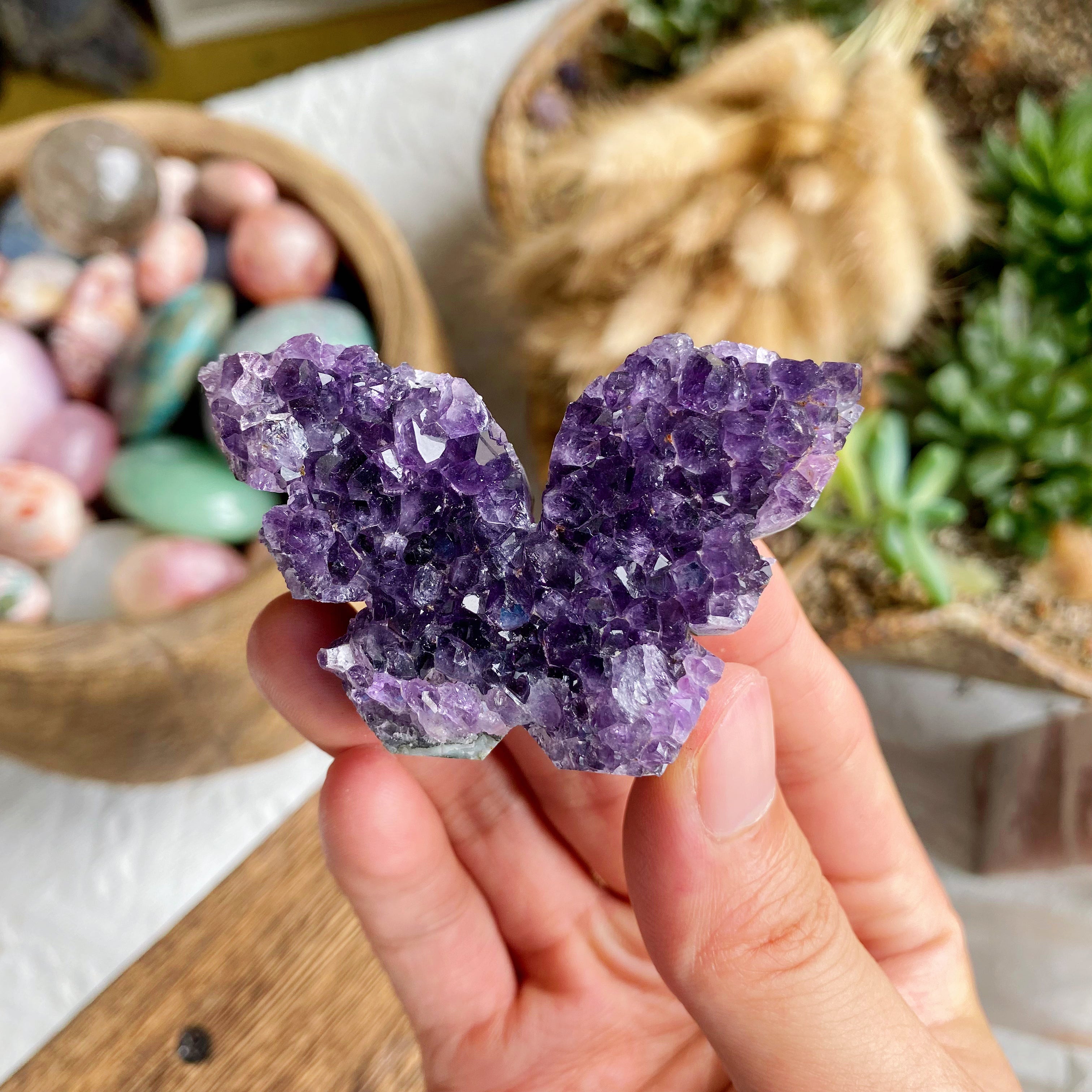 【Weekly Flash Deals】Amethyst Butterfly Cluster