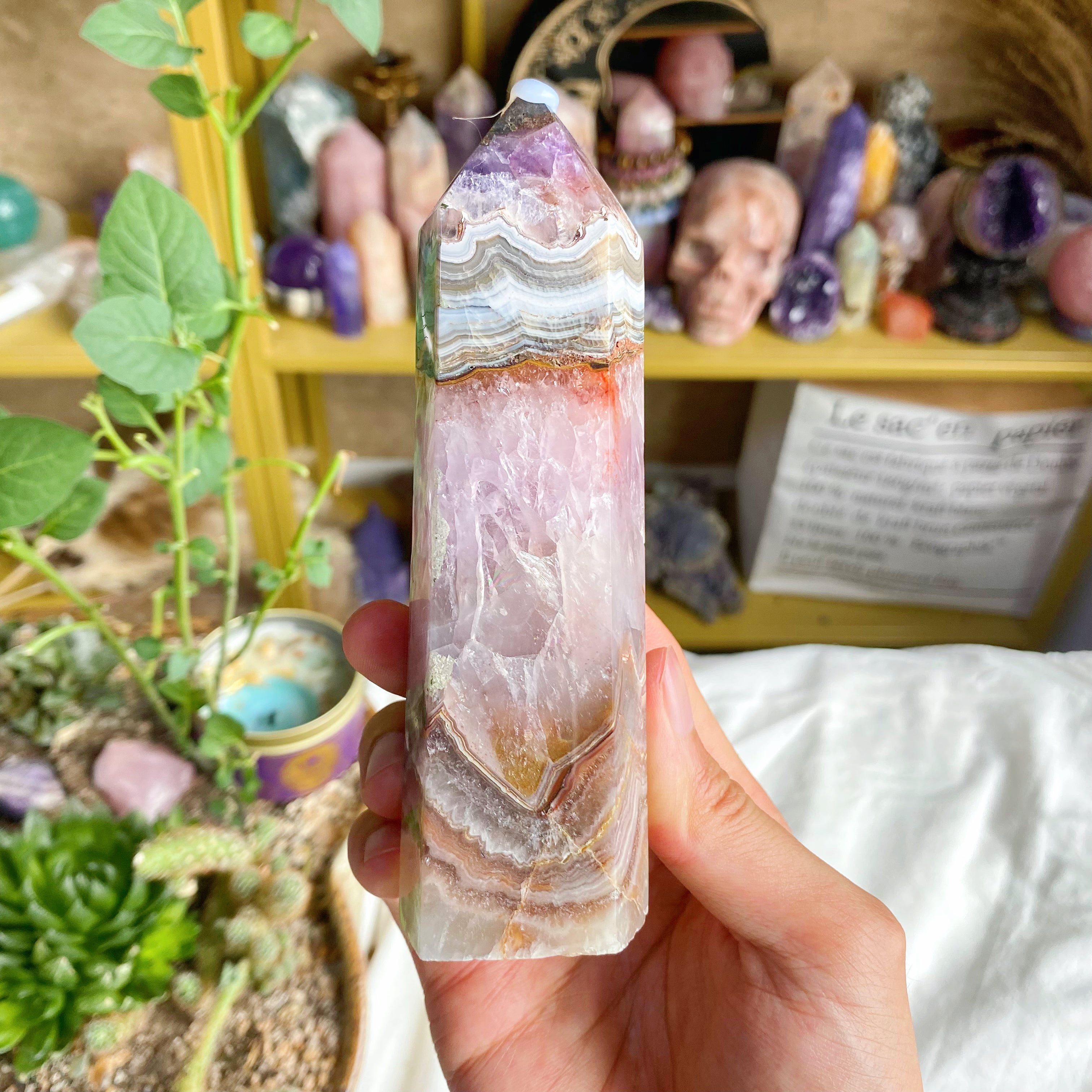 【Weekly Flash Deals】Amethyst With Mexico Sardonyx Tower 2