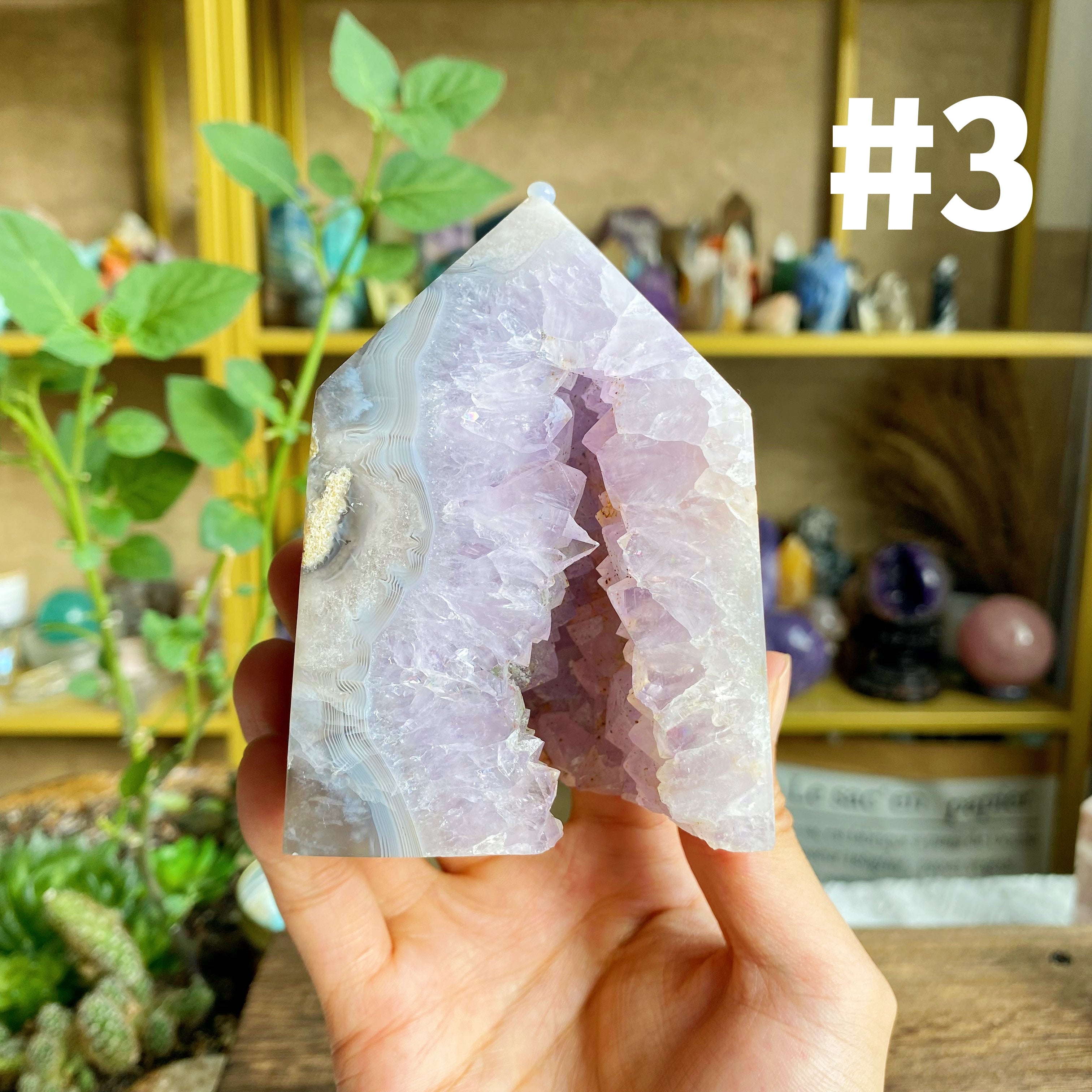 【Weekly Flash Deals】Amethyst Druzy Agate Tower