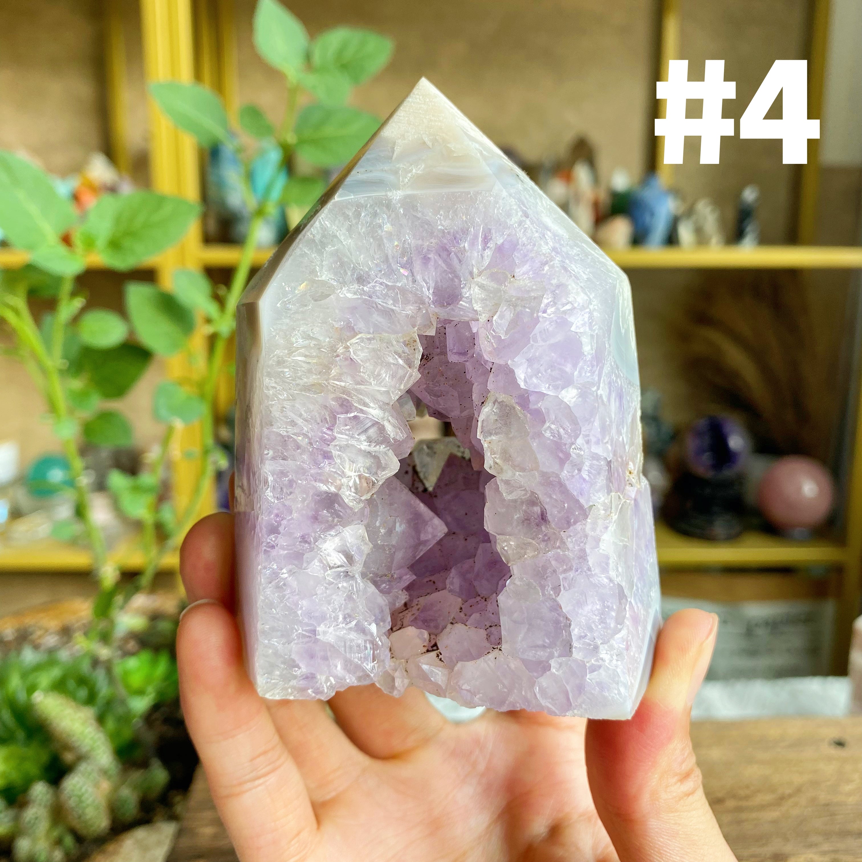 【Weekly Flash Deals】Amethyst Druzy Agate Tower